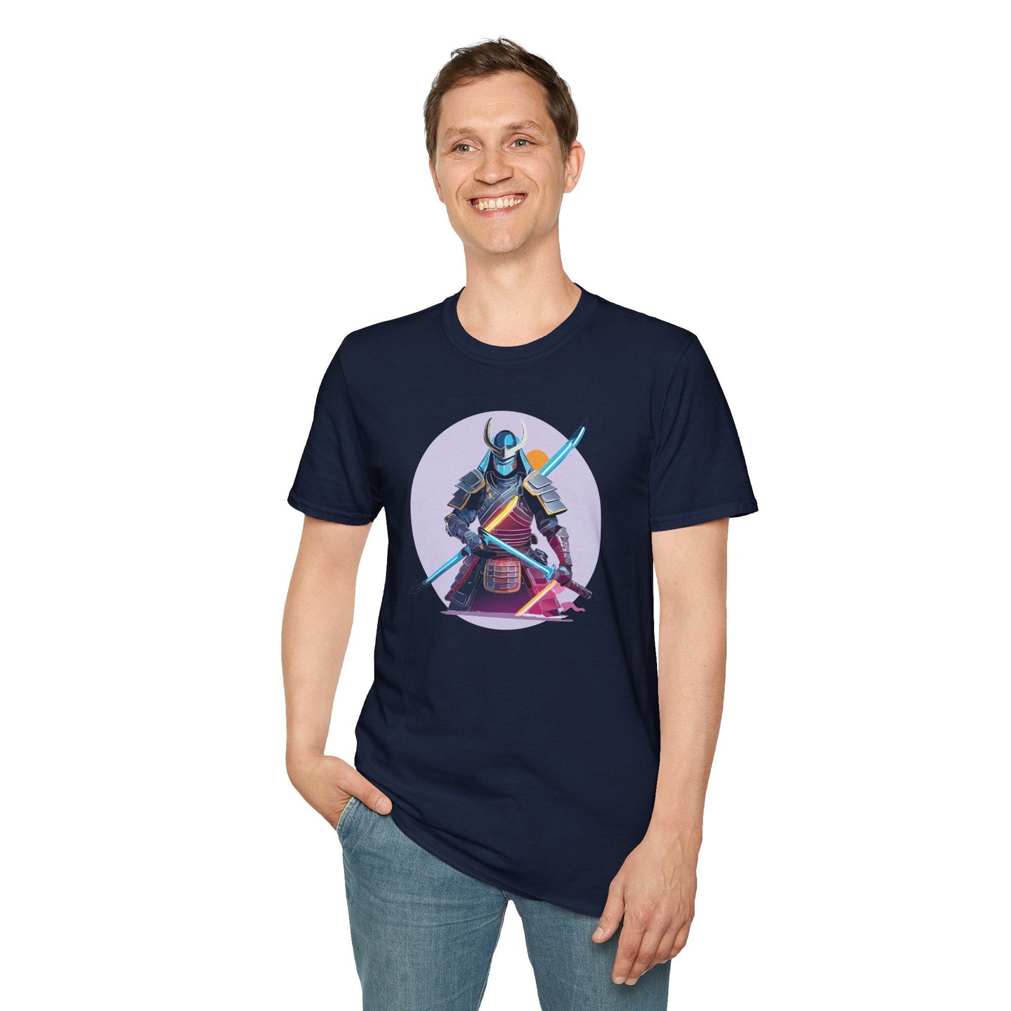 Samurai Shirt Unisex Gildan Softstyle Tee 100 Percent Cotton Lightweight Comfort