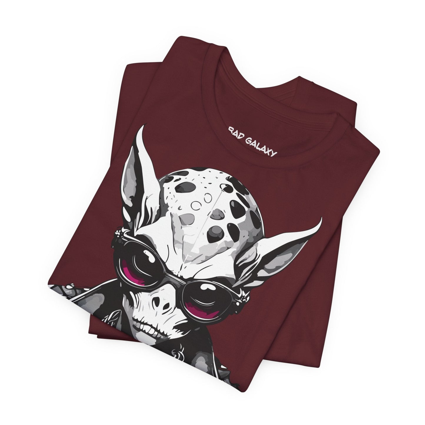 Alien Tee Shirt From Bad Galaxy Made To Order 100 Percent Cotton With Eco Friendly Inks