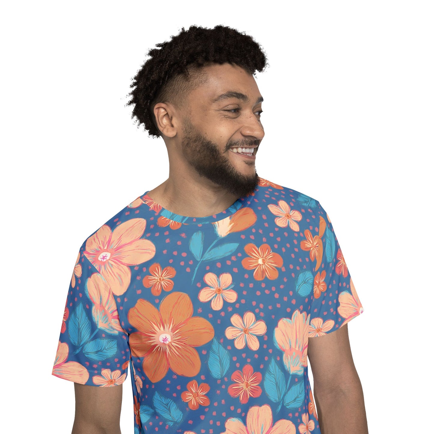 Unisex Floral Shirt, Floral Tee Shirt, Floral T-Shirt, T Shirt with Flowers 7