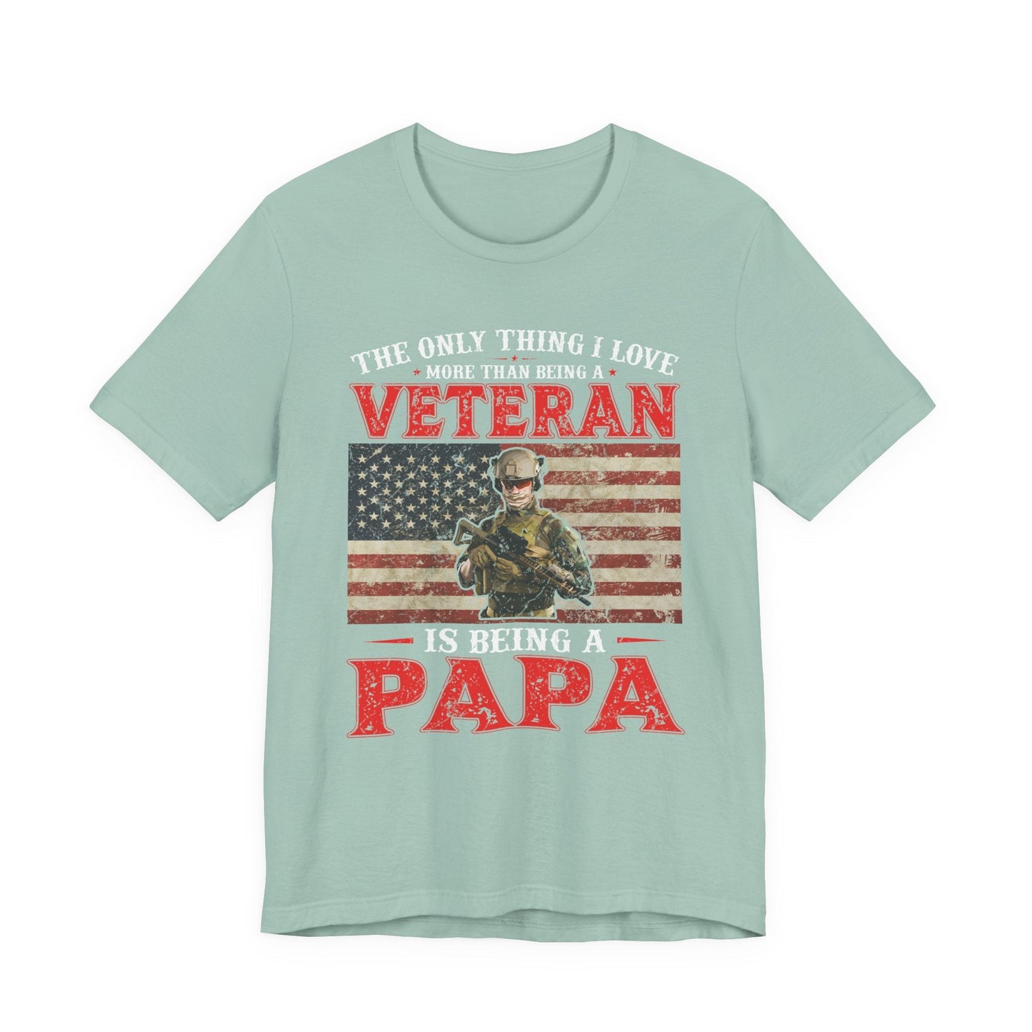 Army Veteran Patriotic Graphic Design Unisex Cotton T-Shirt v30