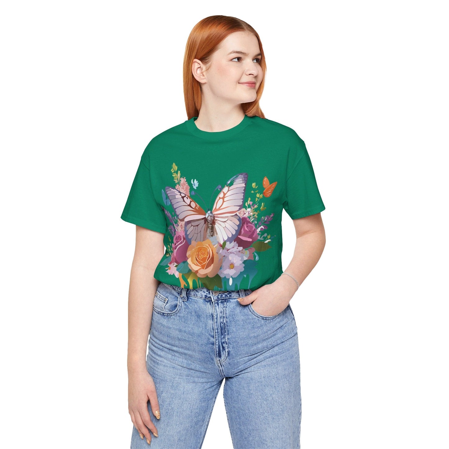 Adelpha Butterfly Graphic Tee Art Design Vintage Unisex Short Sleeve Shirt