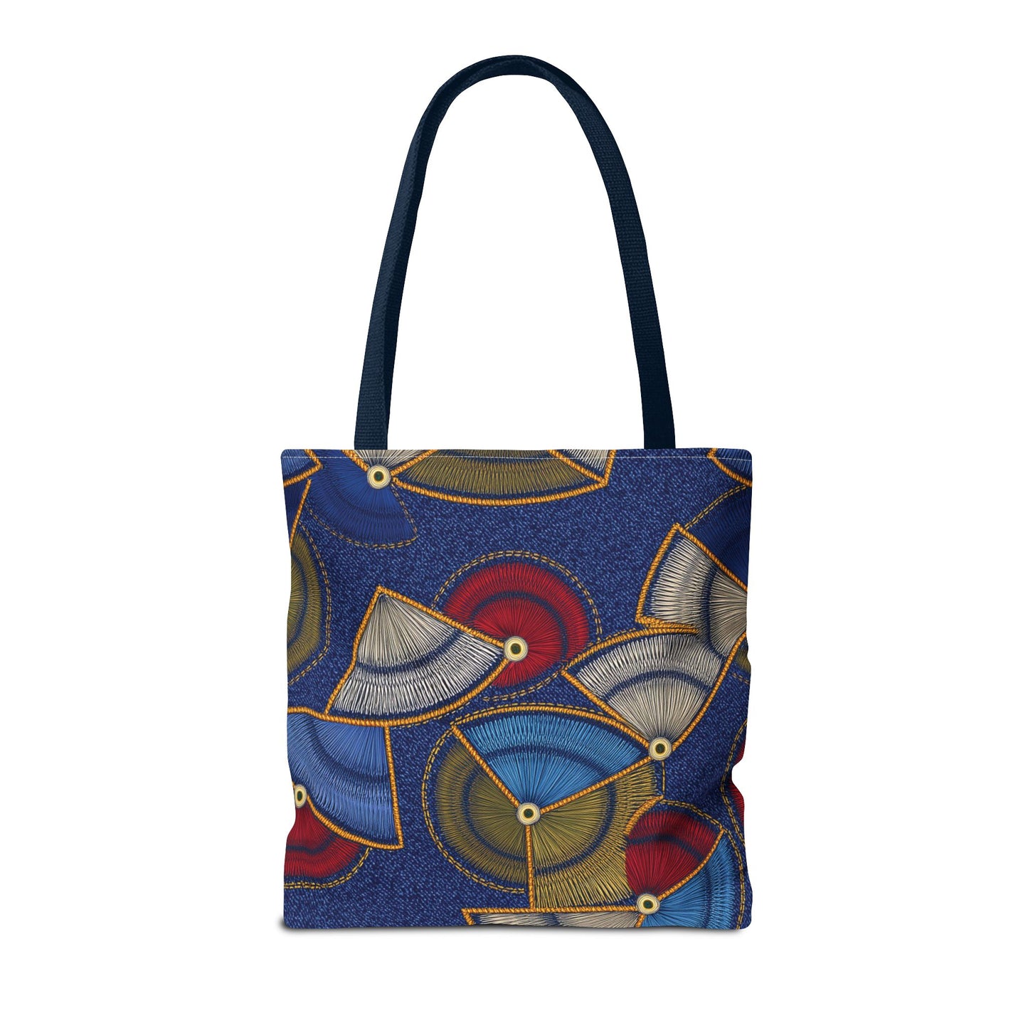 Denim Fabric Imitation Print Unisex Canvas Bag Poly Spun 3 Sizes Tote Bag 142