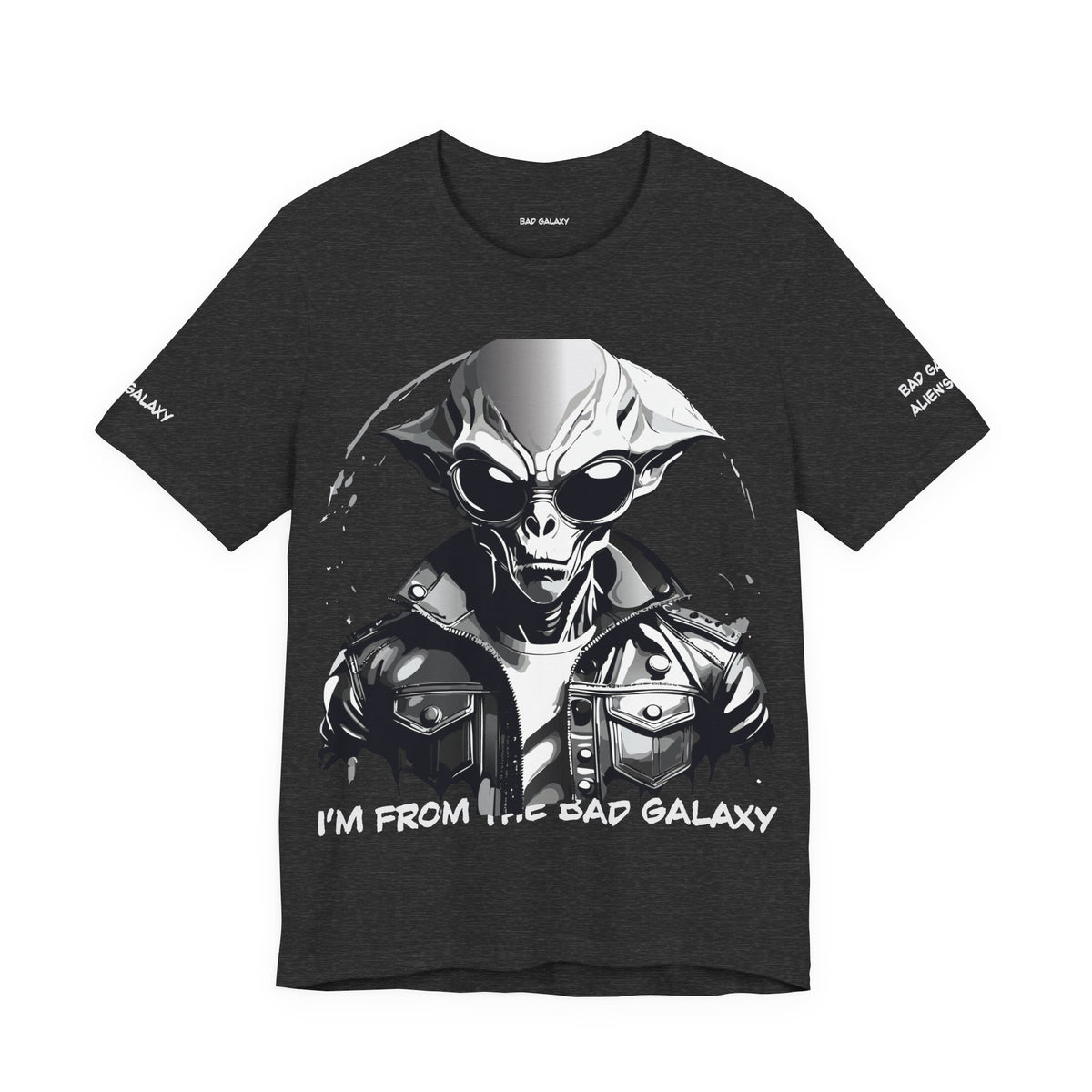 Alien Graphic Unisex Cotton Bella+Canvas Tee with Art Design b82