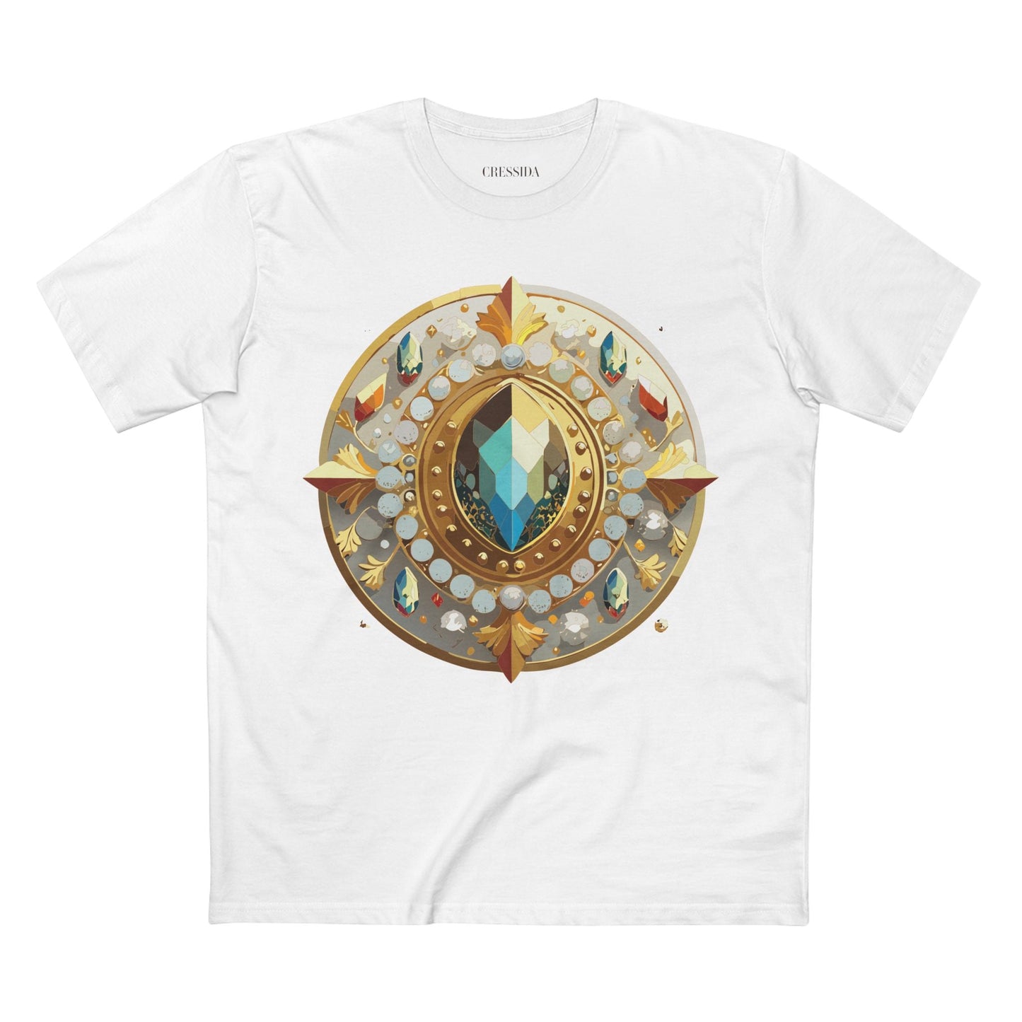 Medallion Graphic T-Shirt Unisex 100 Cotton With Gold Art Design Medal Tee 20