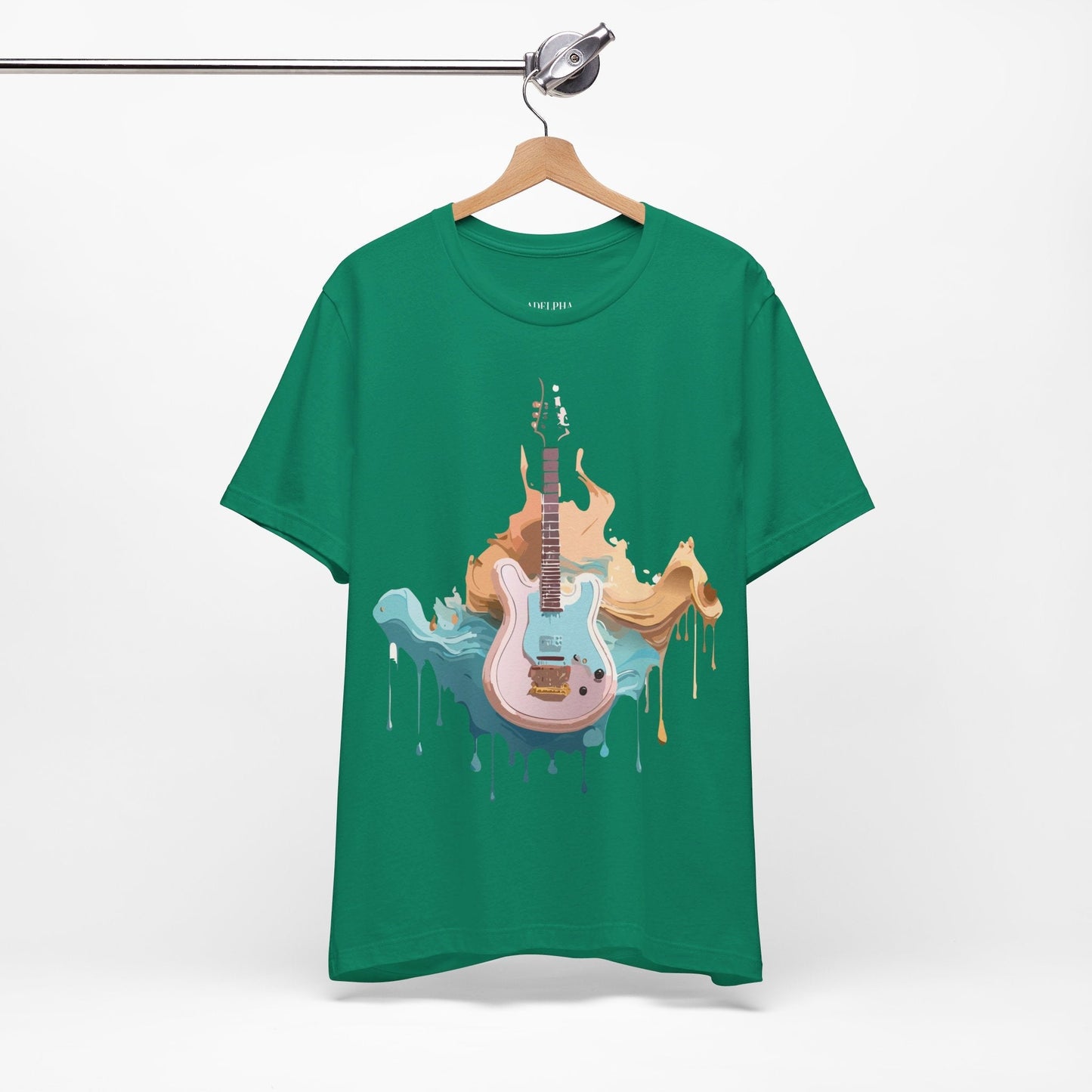 Music Graphic Unisex 100 Cotton Vintage Art with Musical Elements Tee 51