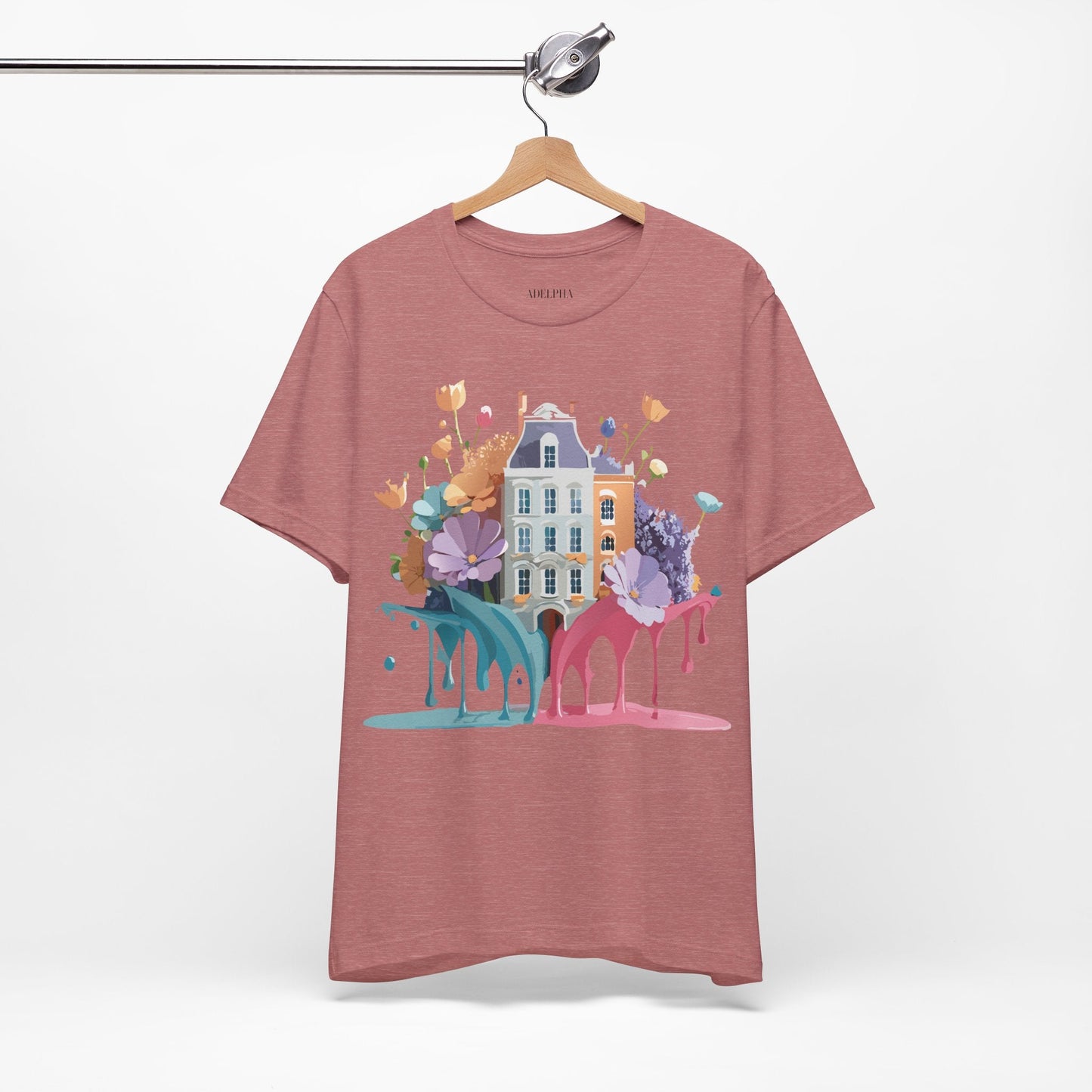 Amsterdam Graphic Tee Unisex Jersey Short Sleeve Shirt Travel Themed Original Artwork