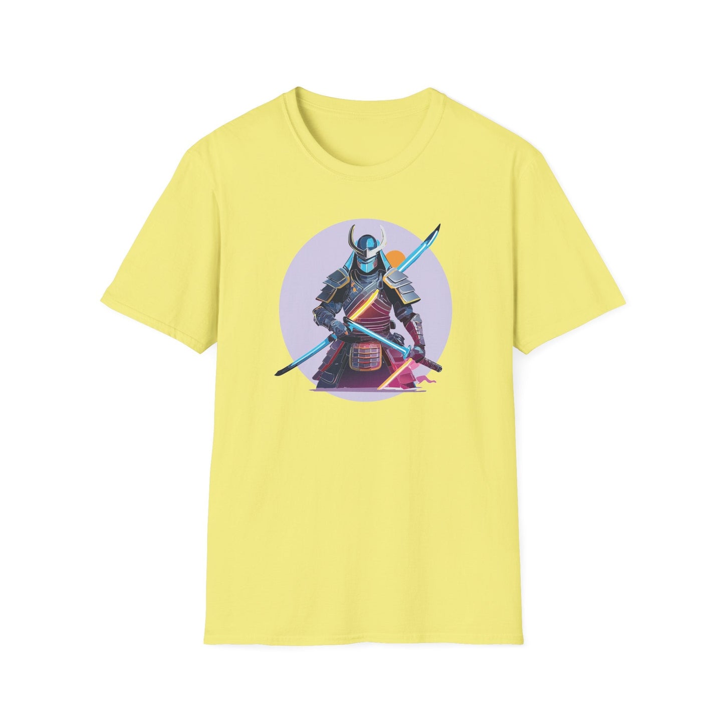 Samurai Shirt Unisex Gildan Softstyle Tee 100 Percent Cotton Lightweight Comfort