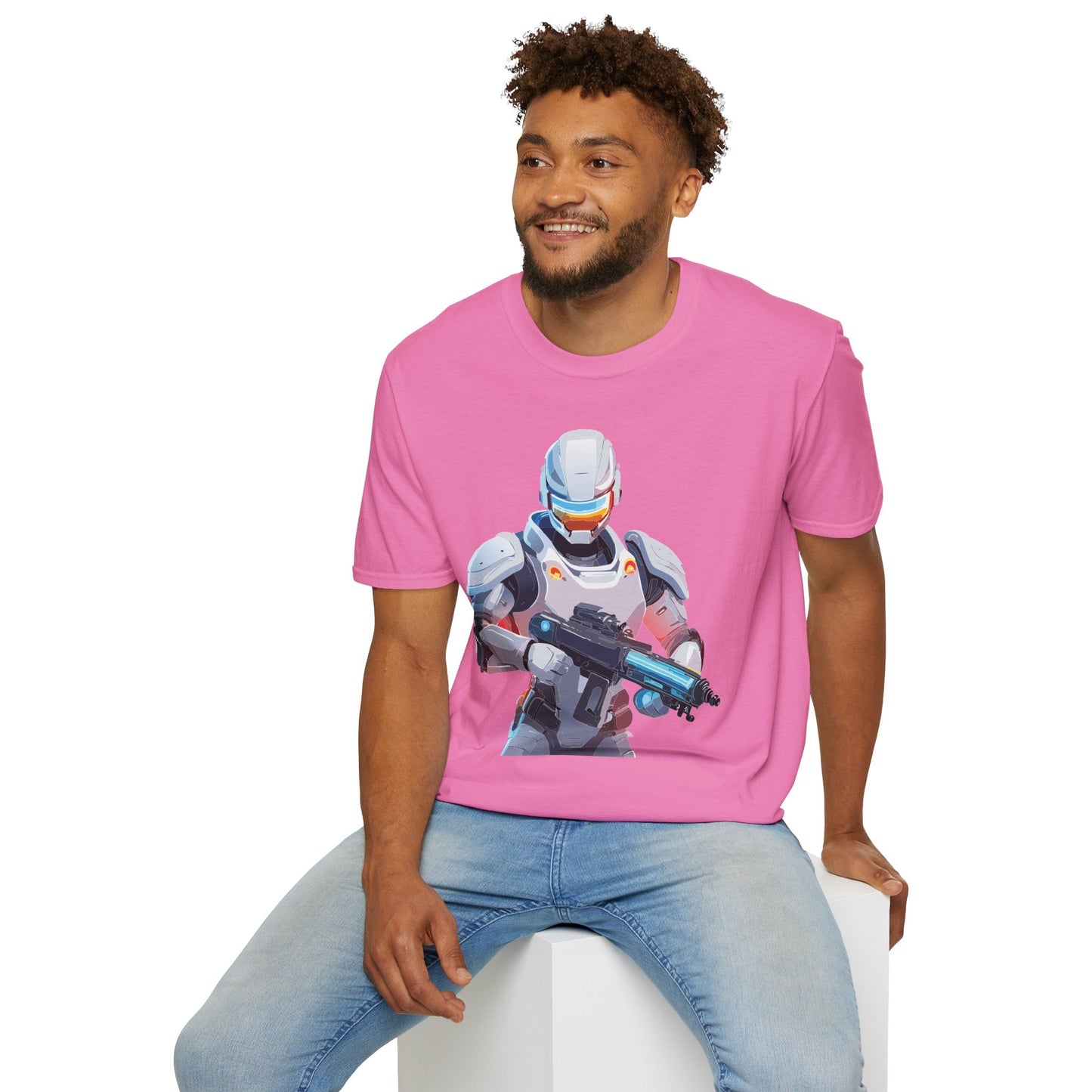 Robocop Graphic Unisex Cotton With Cyber Man Artwork Tee 6