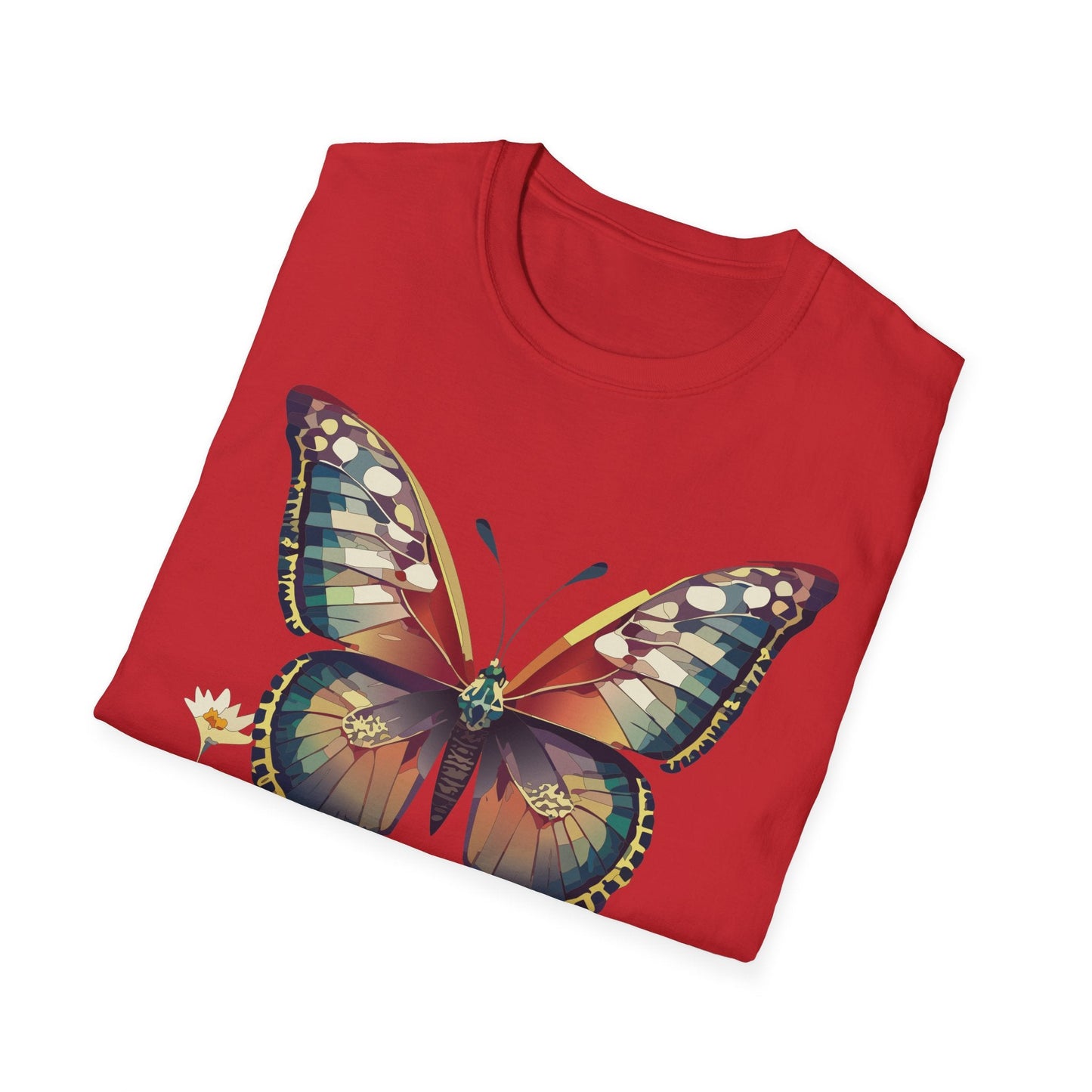 Unisex Butterfly Monarch Shirt Softstyle Tee Gildan 64000 Short Sleeve For Everyday Comfort