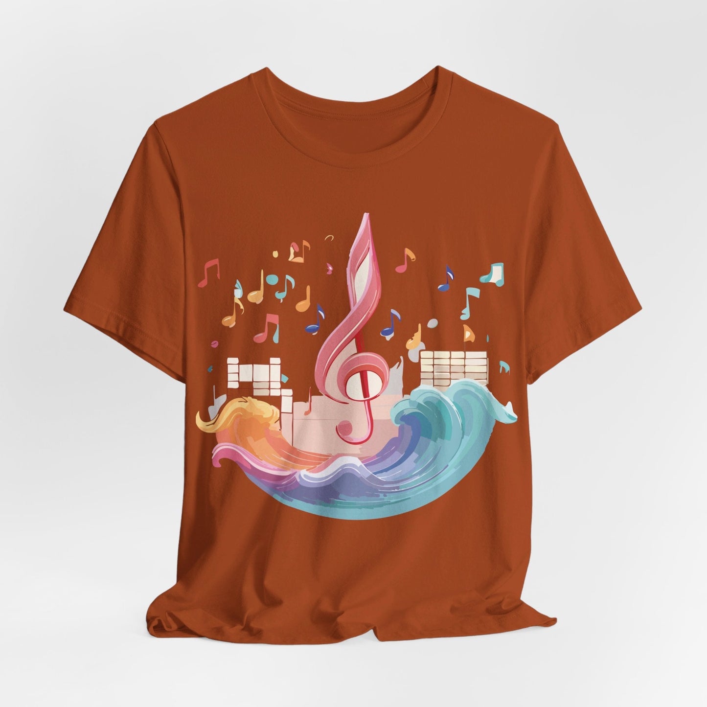 Adelpha Music Graphic T Shirt Unisex Short Sleeve Tee Vintage Inspired Art Design Premium