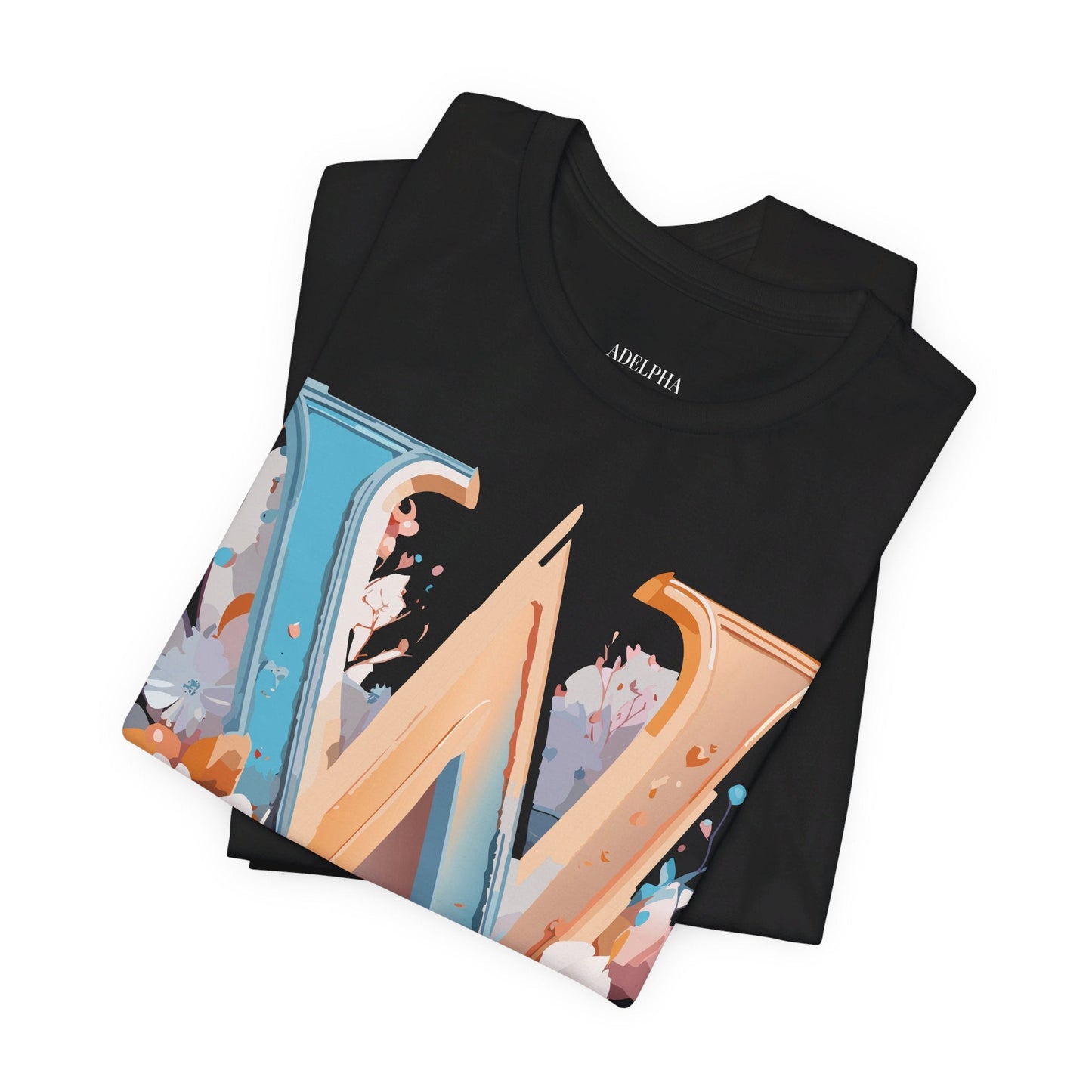 Letter W Shirt Unisex Graphic Tee By Adelpha Featuring Vintage Artwork For Everyday Casual Wear