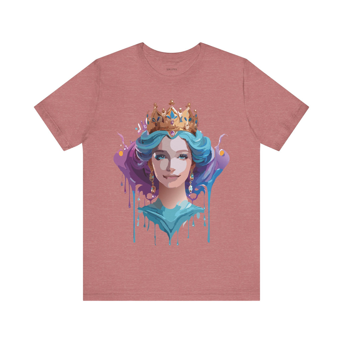 Queen Graphic Unisex Cotton Bella+Canvas Tee with Art Design m186