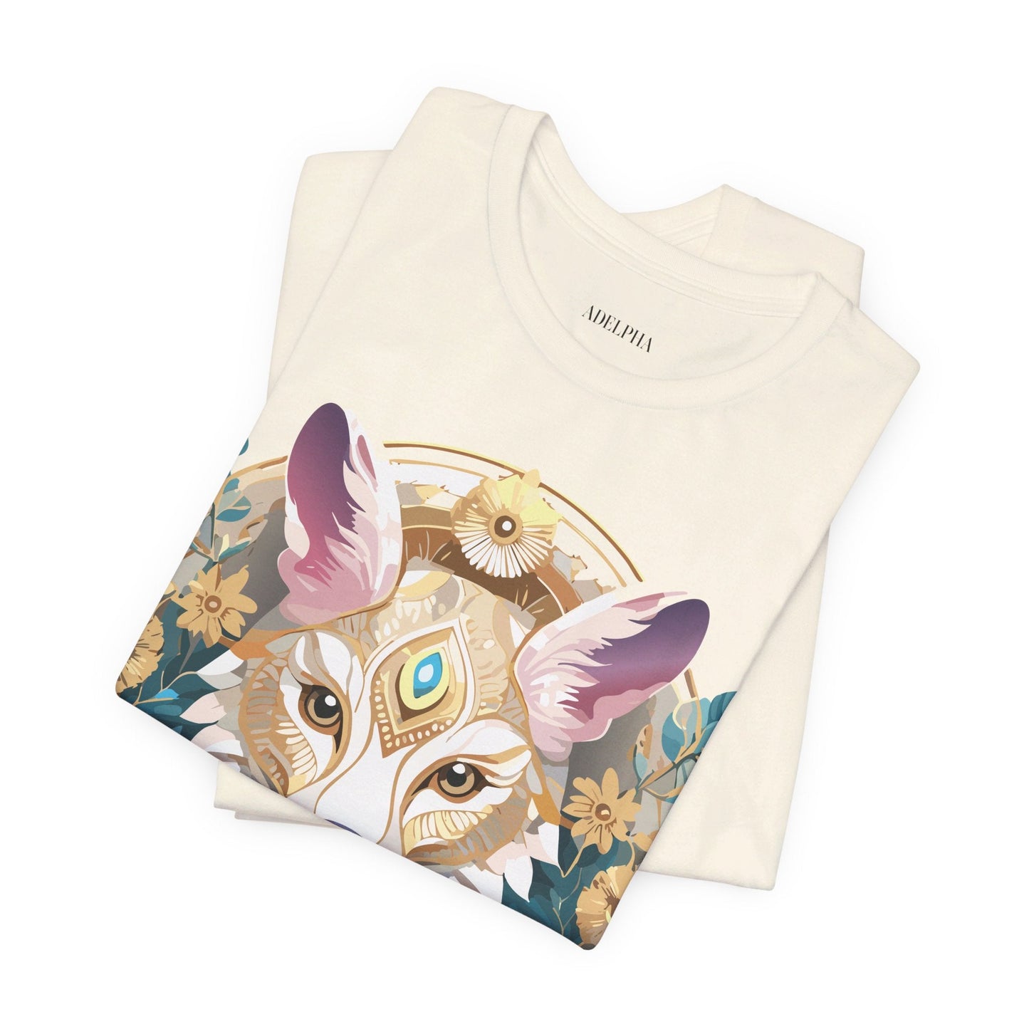 Medallion Graphic Unisex 100 Cotton Vintage Animal Medal Artwork Tee 84