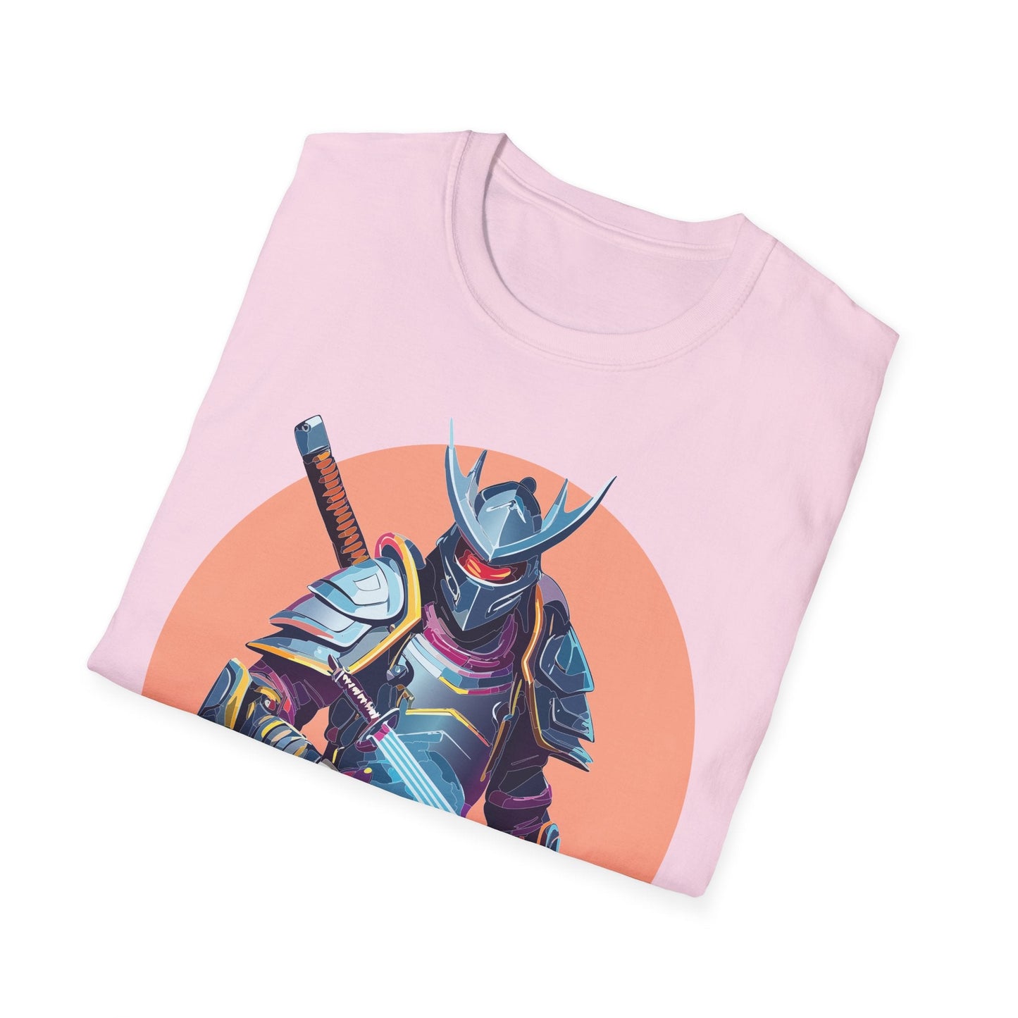 Samurai Shirt Unisex Tee Gildan Softstyle 64000 One Hundred Percent Ring Spun Cotton Comfort