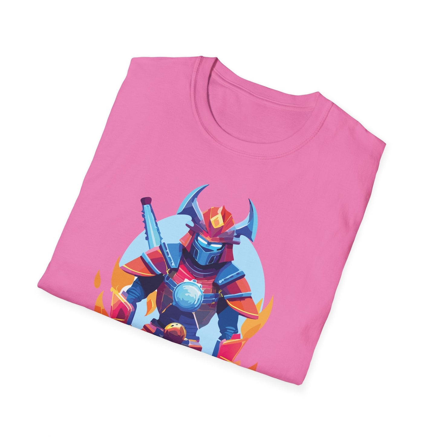 Samurai Shirt Unisex Gildan Softstyle 64000 Tee 100 Percent Ring Spun Cotton Comfort All Day Wear