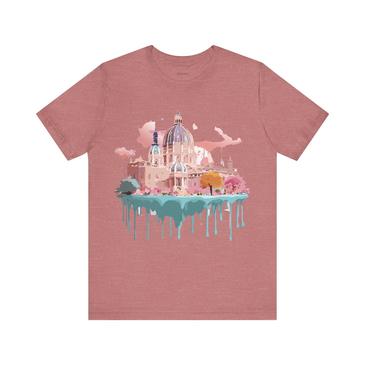 Adelpha Vienna Graphic Tee Unisex Short Sleeve Shirt Vintage Inspired Art Design
