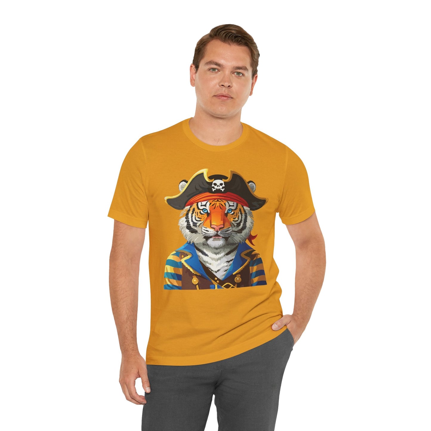 Unisex Animal Tee Shirt Art Design With Wild Animals Gildan Softstyle Cotton T Shirt