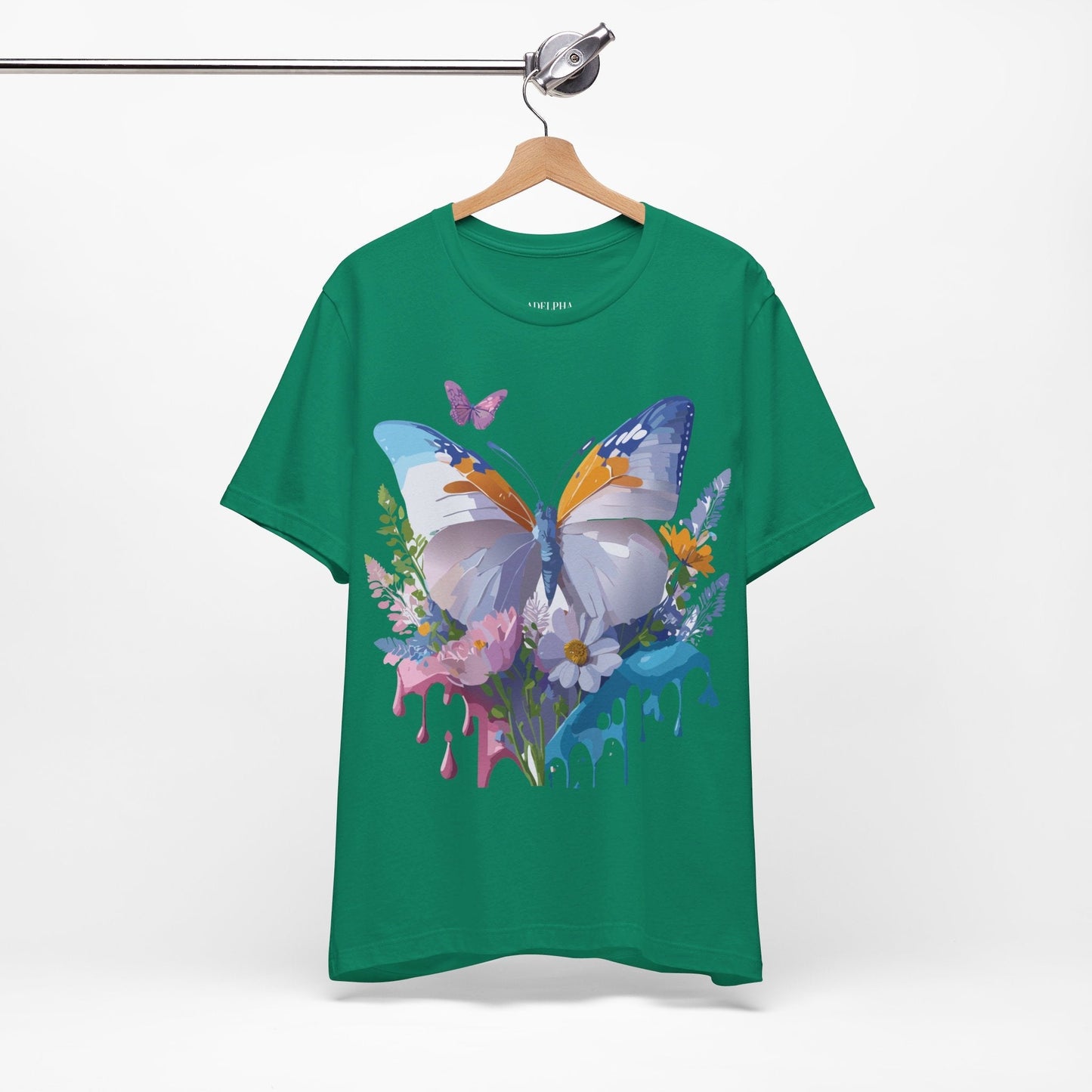 Adelpha Butterfly Graphic Tee Vintage Inspired Unisex Short Sleeve Shirt
