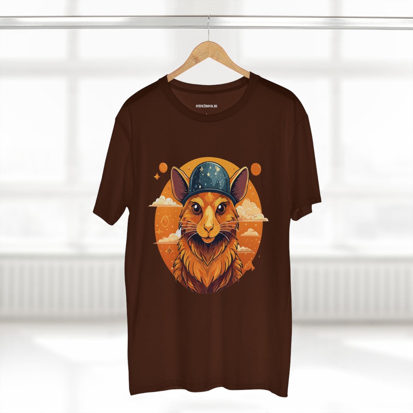 Rabbit Shirt Unisex Premium Cotton Tee With Original Art Design From Retro2Nova Art Collection Soft Breathable Comfort