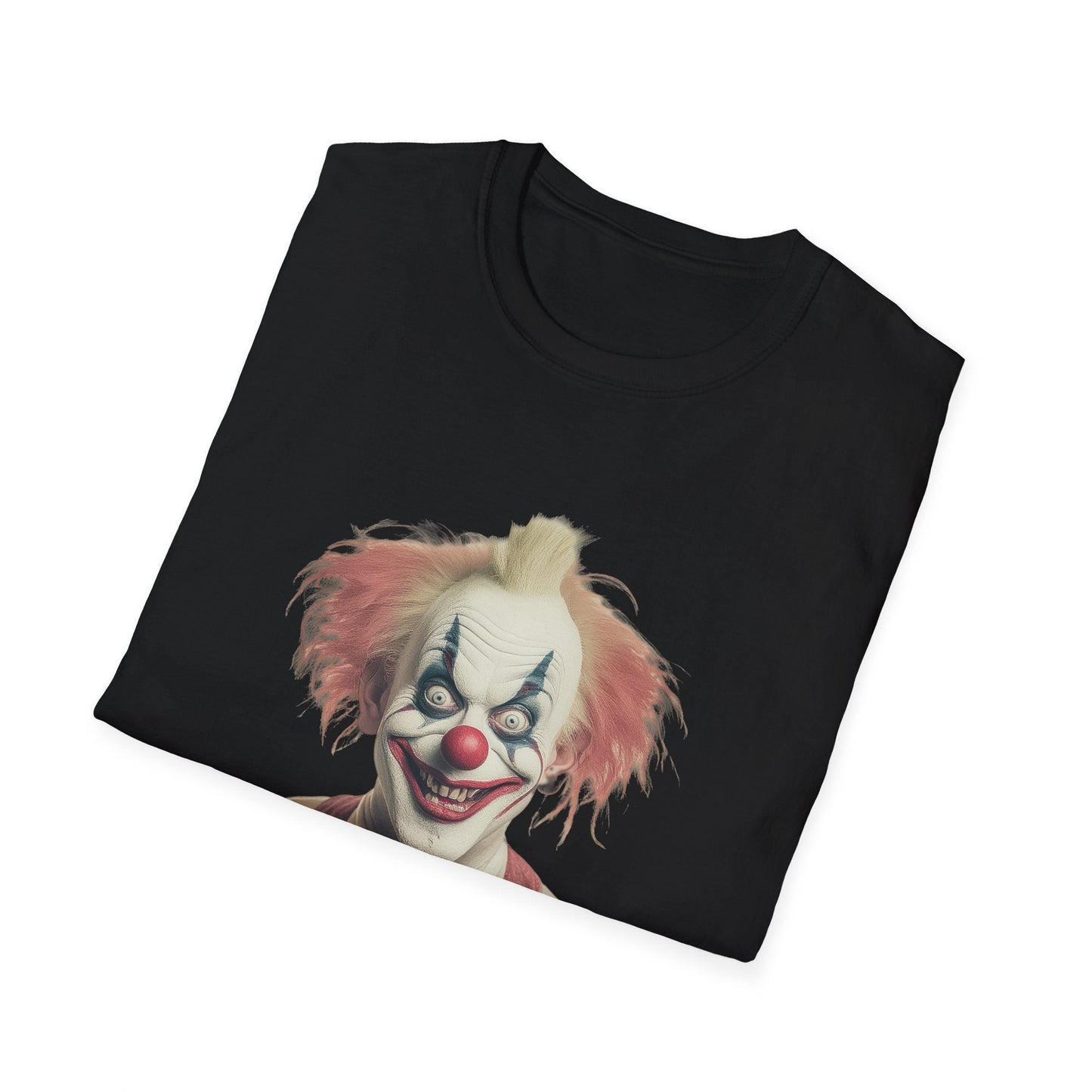 Clown Shirt Circus Tee Gildan Softstyle 64000 One Hundred Percent Ring Spun Cotton Lightweight