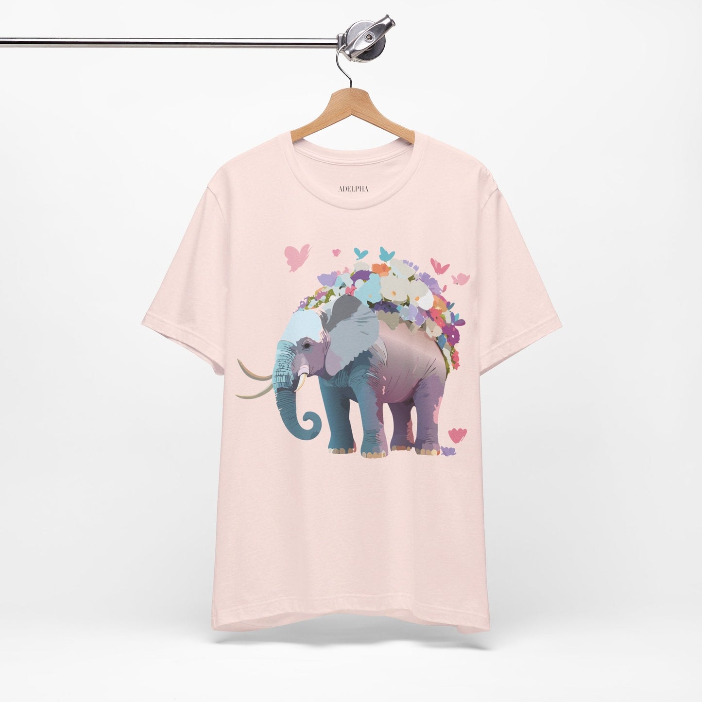 Elephant Graphic Unisex 100 Cotton Jersey Vintage Art Design Tee 15
