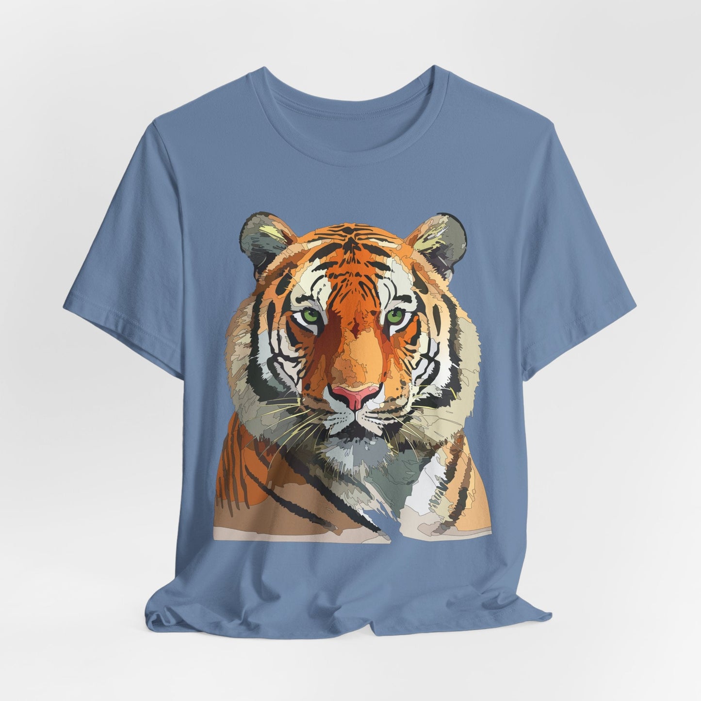 Unisex Animal Graphic Tee Shirt With Wildlife Art Design For Everyday Comfort Gildan 64000