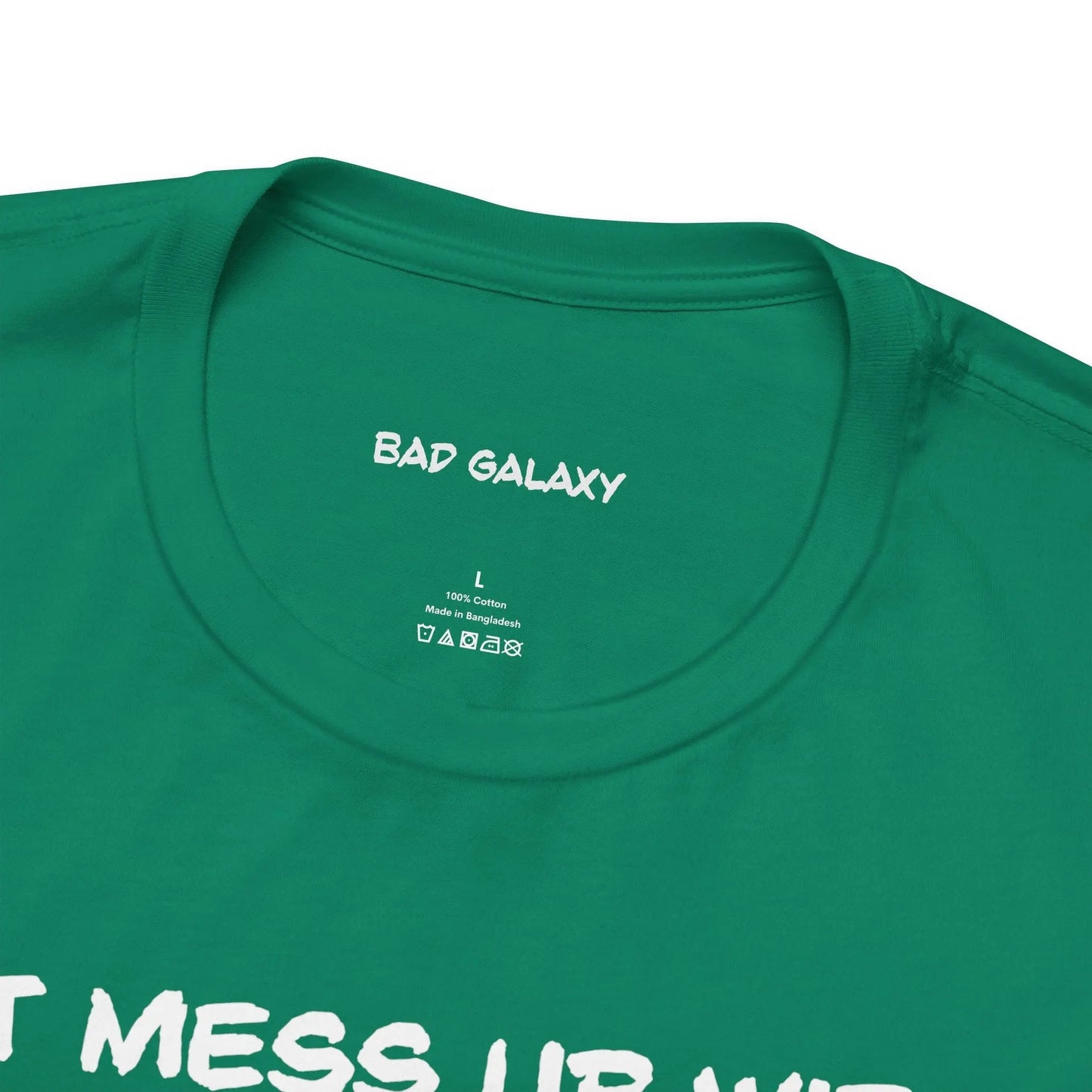 Bad Galaxy Animal T Shirt 100 Percent Cotton Eco Friendly Ink USA Printed Durable Stitching