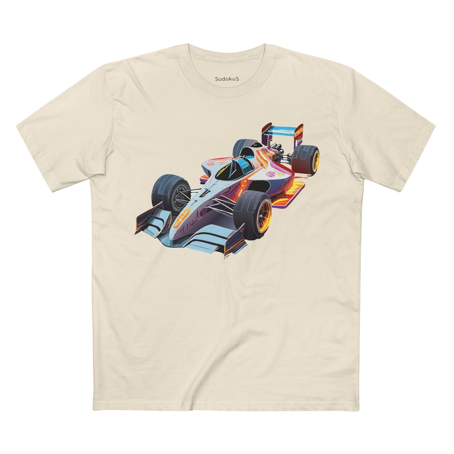 Car Graphic Unisex 100 Cotton Staple Tee 11