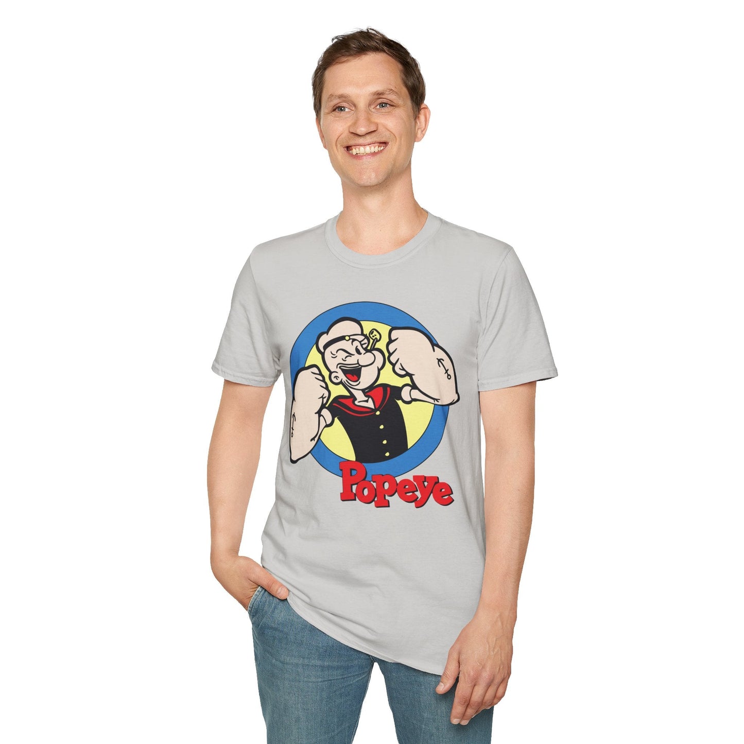 Unisex Cartoon T Shirt With Art Design Funny Animation Tee Gildan Softstyle 64000