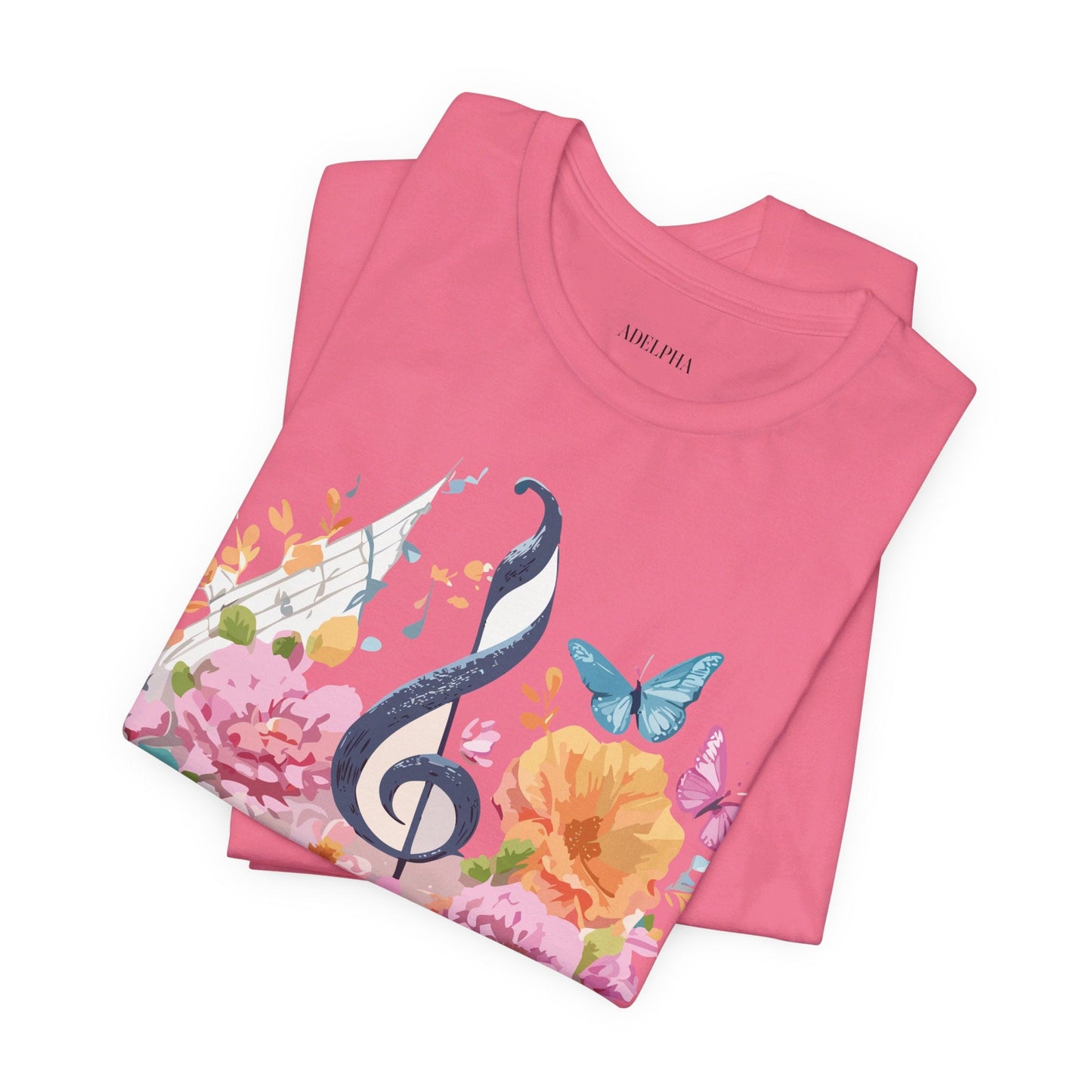 Adelpha Graphic T Shirt Unisex Jersey Short Sleeve Vintage Inspired Artwork Music Tee