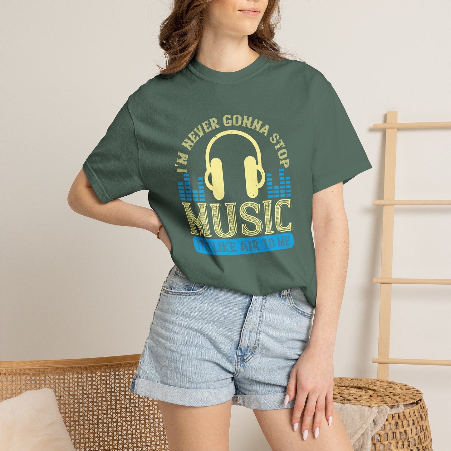 Music Graphic Design Unisex Cotton T-shirt m19