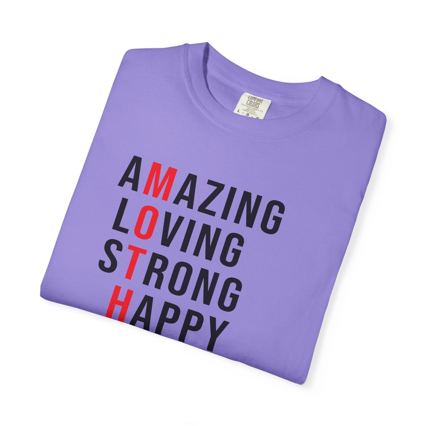 Mom T-shirt Mother's Day Mama Tee Unisex Comfort Colors Garment-Dyed Cotton h14