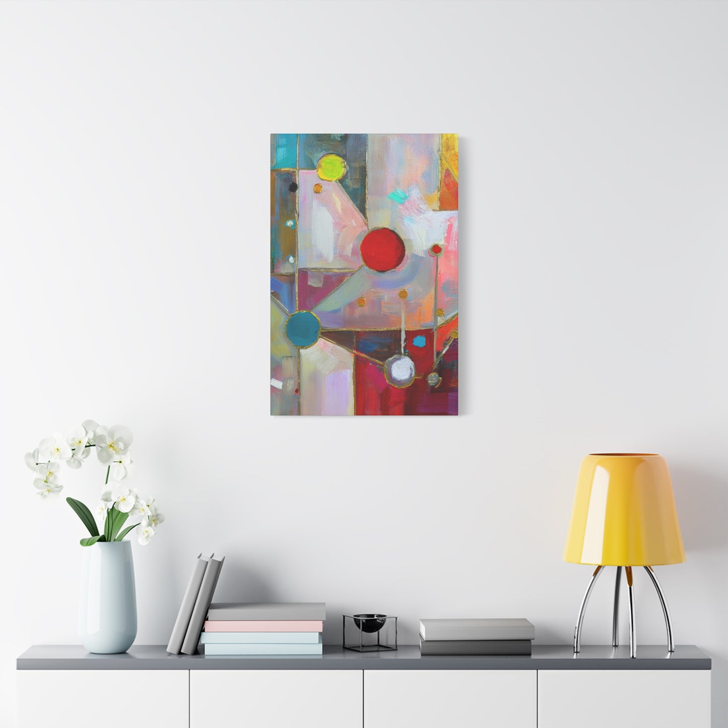 Abstract Oil Painting Print Canvas 20x24,20x30,24x30 24x32,24x36,30x40 32x48,36x48,40x60 Pine-Wood Inner Frame ABS-175