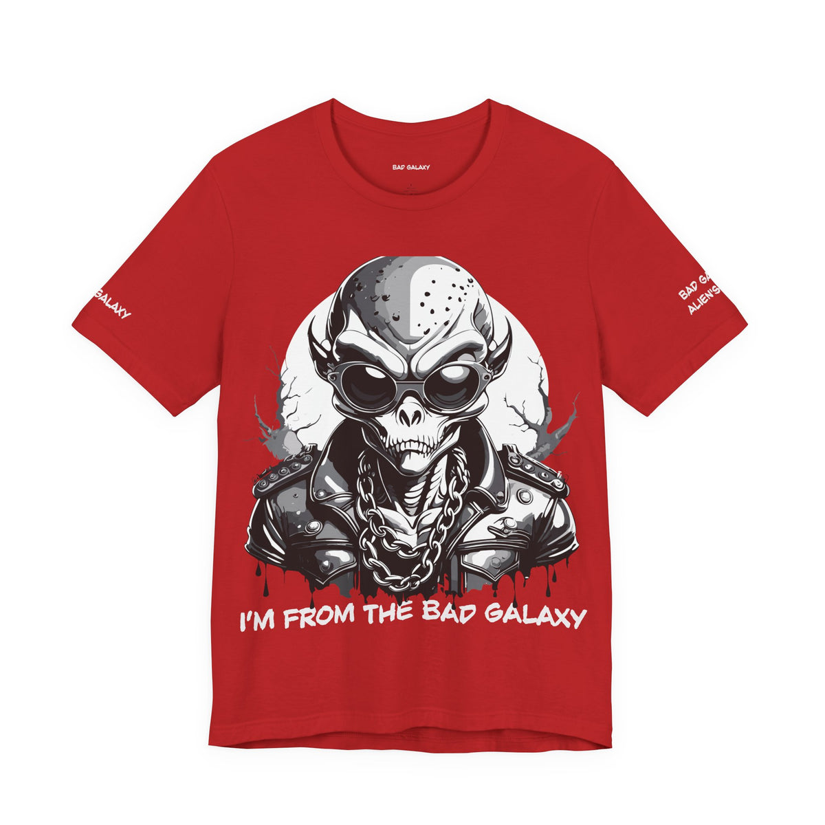 Alien Graphic Unisex Cotton Bella+Canvas Tee with Art Design b70