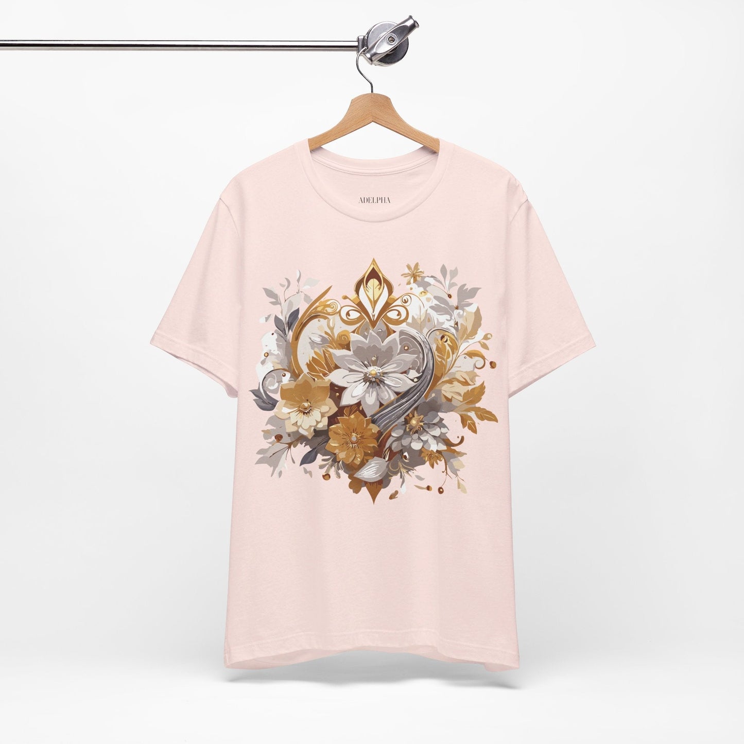 Adelpha Vintage Inspired Unisex Graphic Tee Short Sleeve Jersey Art Design Premium Casual Wear