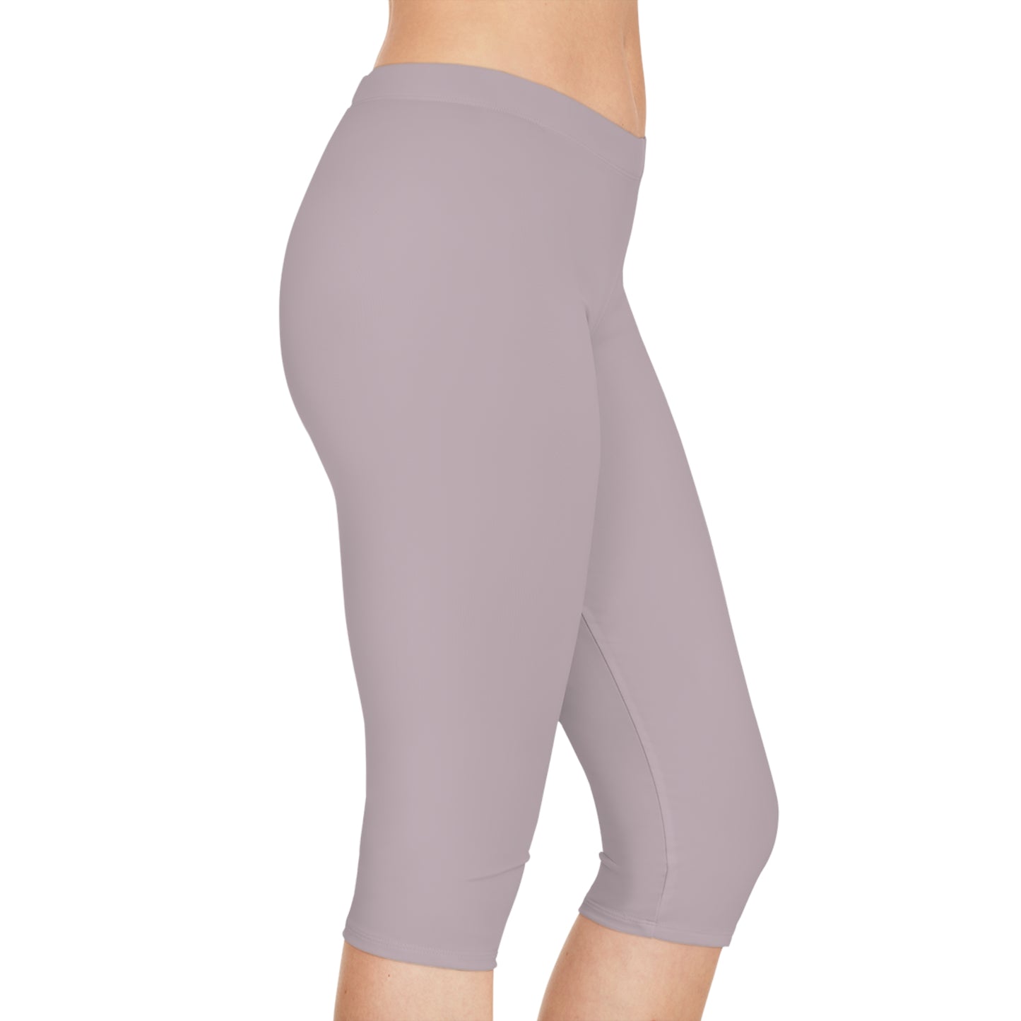 Purple Color Capri Leggings, Purple Capri Leggings 15