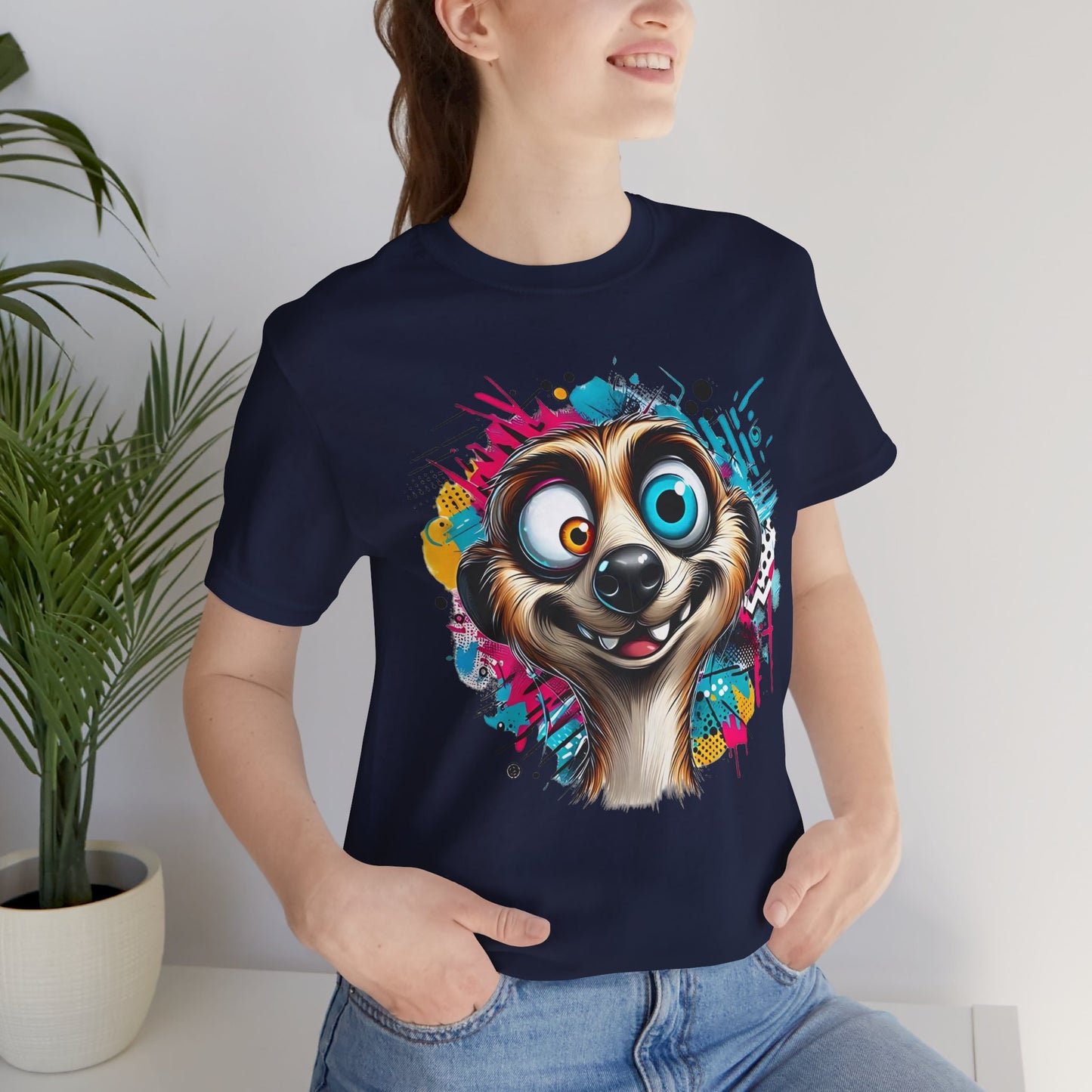 Squirrel Shirt, Funny Squirrel Tee Shirt, Funny Animal T-Shirt, Cartoon Top, Animal Tees, Art Design T-Shirt, Graphic Tee