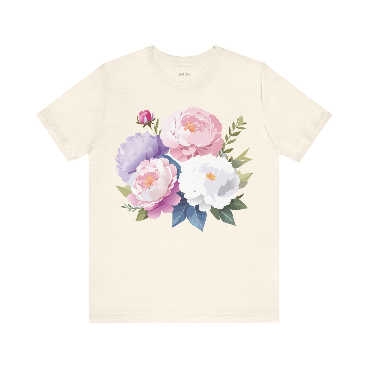 Floral Graphic Tee Shirt - Bella+Canvas Unisex 100 Cotton 37