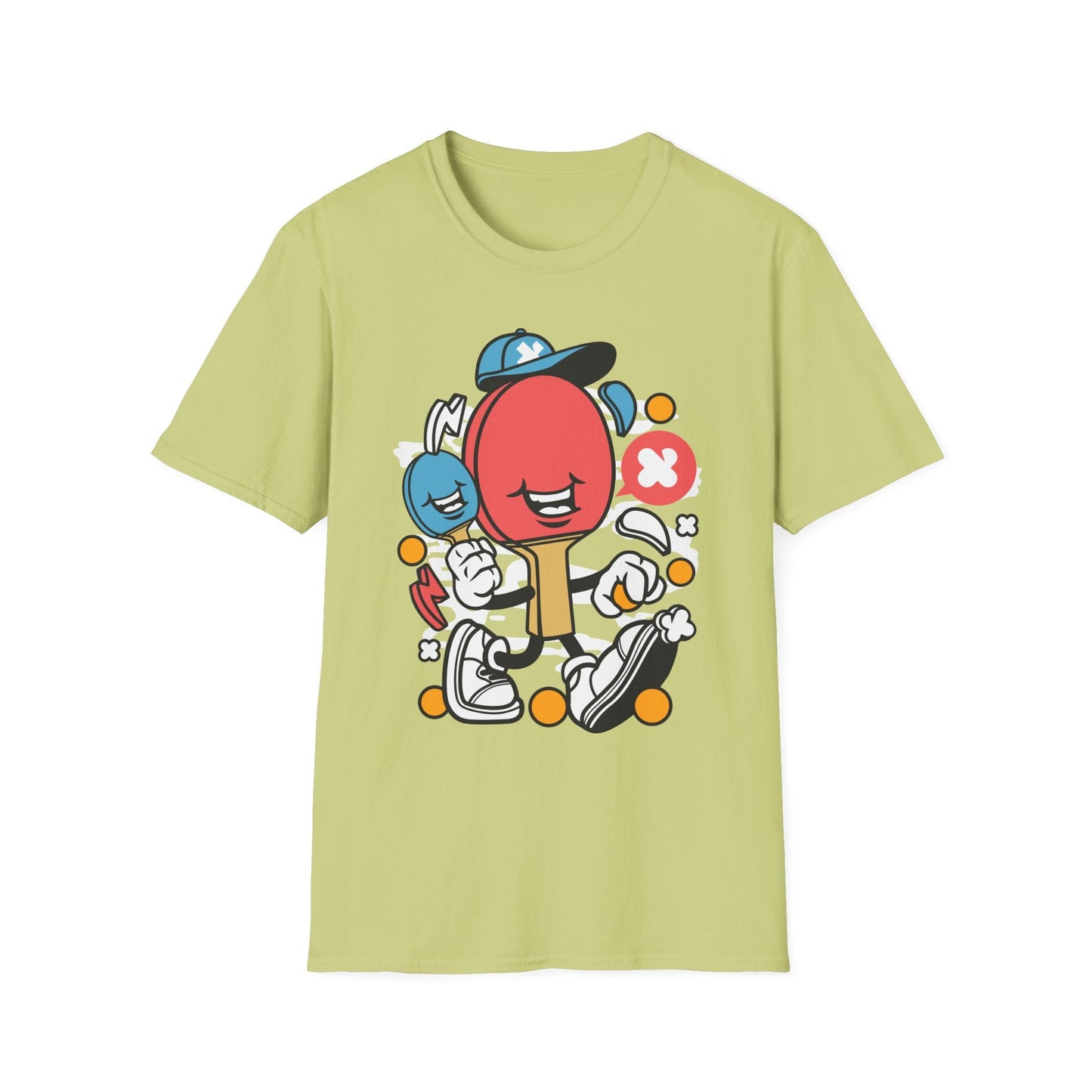 Unisex Cartoon T Shirt Animation Funny Tee Gildan Softstyle 64000 100 Percent Ring Spun Cotton