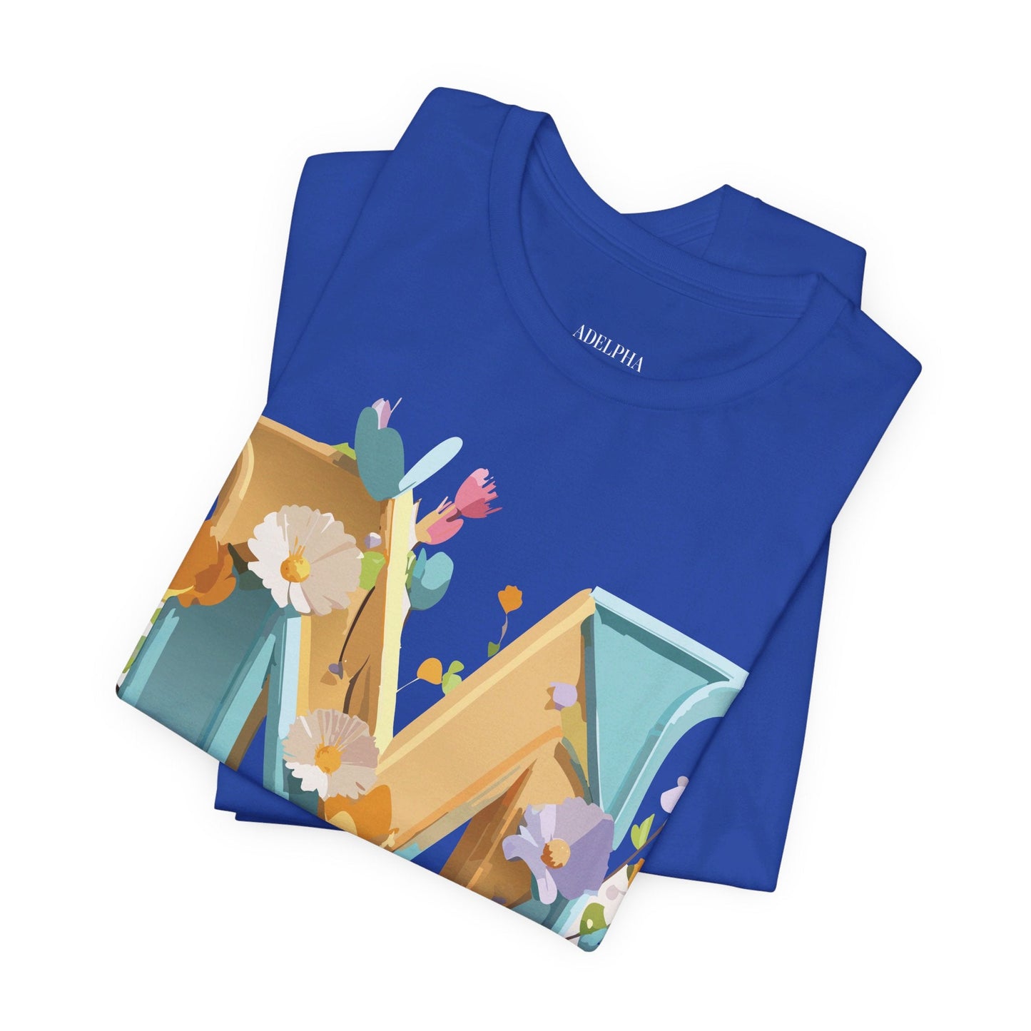 Letter M Shirt Unisex Graphic Tee From Adelpha Vintage Inspired Art Short Sleeve Jersey