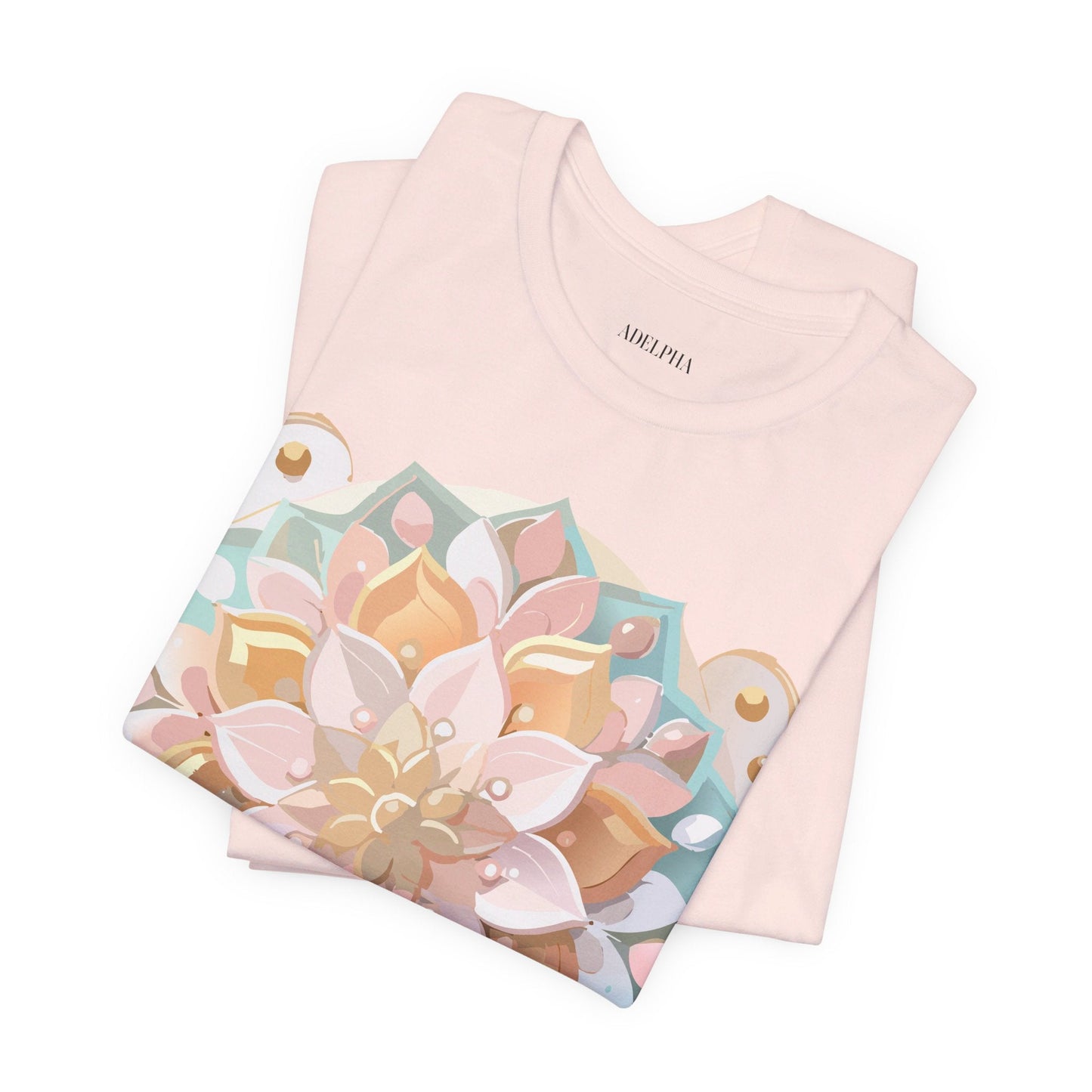 Mandala Shirt Graphic Tee Unisex Adelpha Vintage Inspired Art Design Premium Apparel