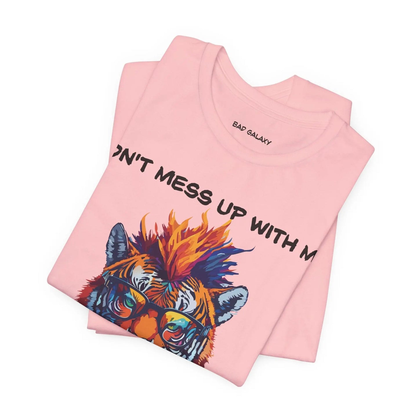 Bad Galaxy Animal T Shirt 100 Percent Cotton Eco Friendly Ink Made in USA Durable Stitching