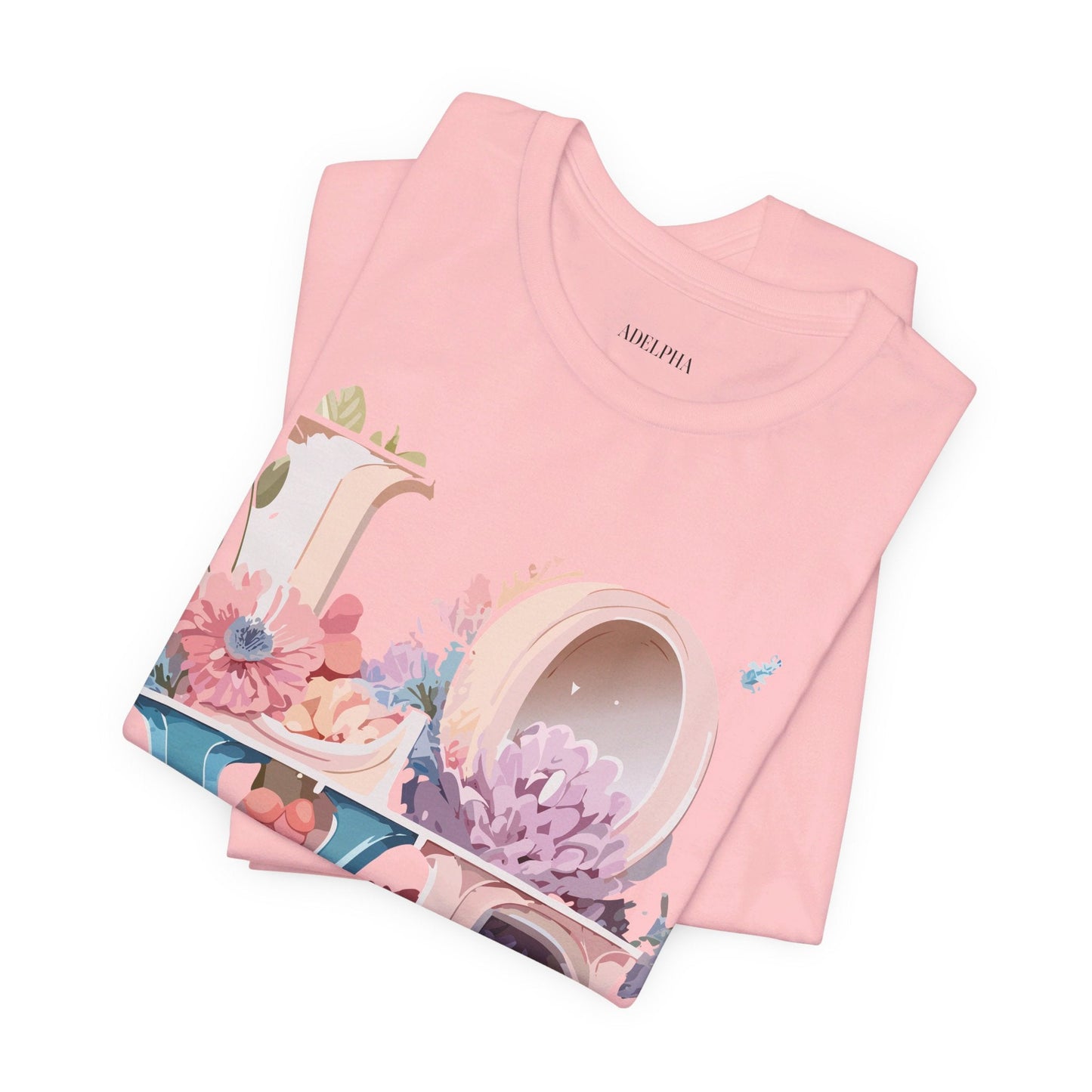 Adelpha Vintage Inspired Graphic T Shirt Unisex Jersey Short Sleeve Valentine Design