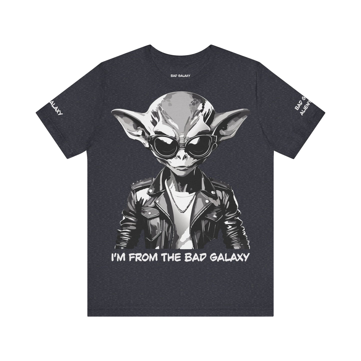Tee Shirt With Alien From Bad Galaxy 100 Percent Cotton Made In USA Free Shipping
