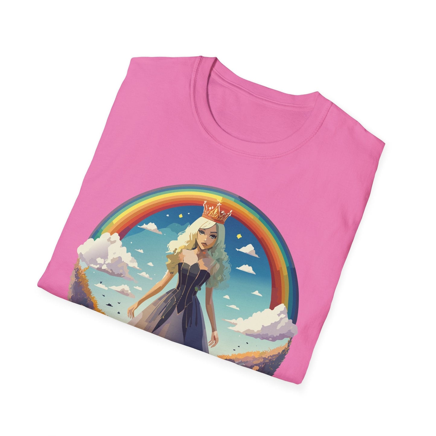 Womens Graphic T Shirt Art Design Tee 100 Percent Cotton Short Sleeve Softstyle Unisex