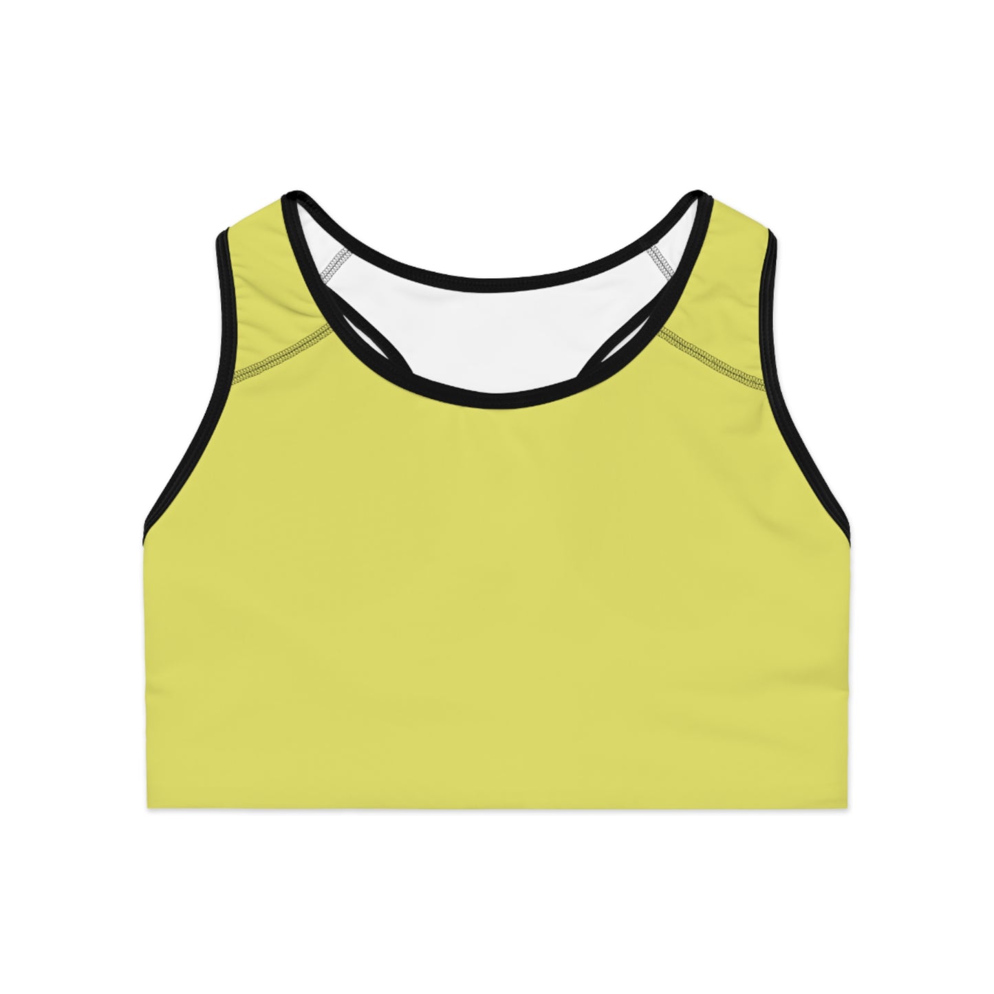 Yellow Color Sports Bra, Yellow Sports Bra 4