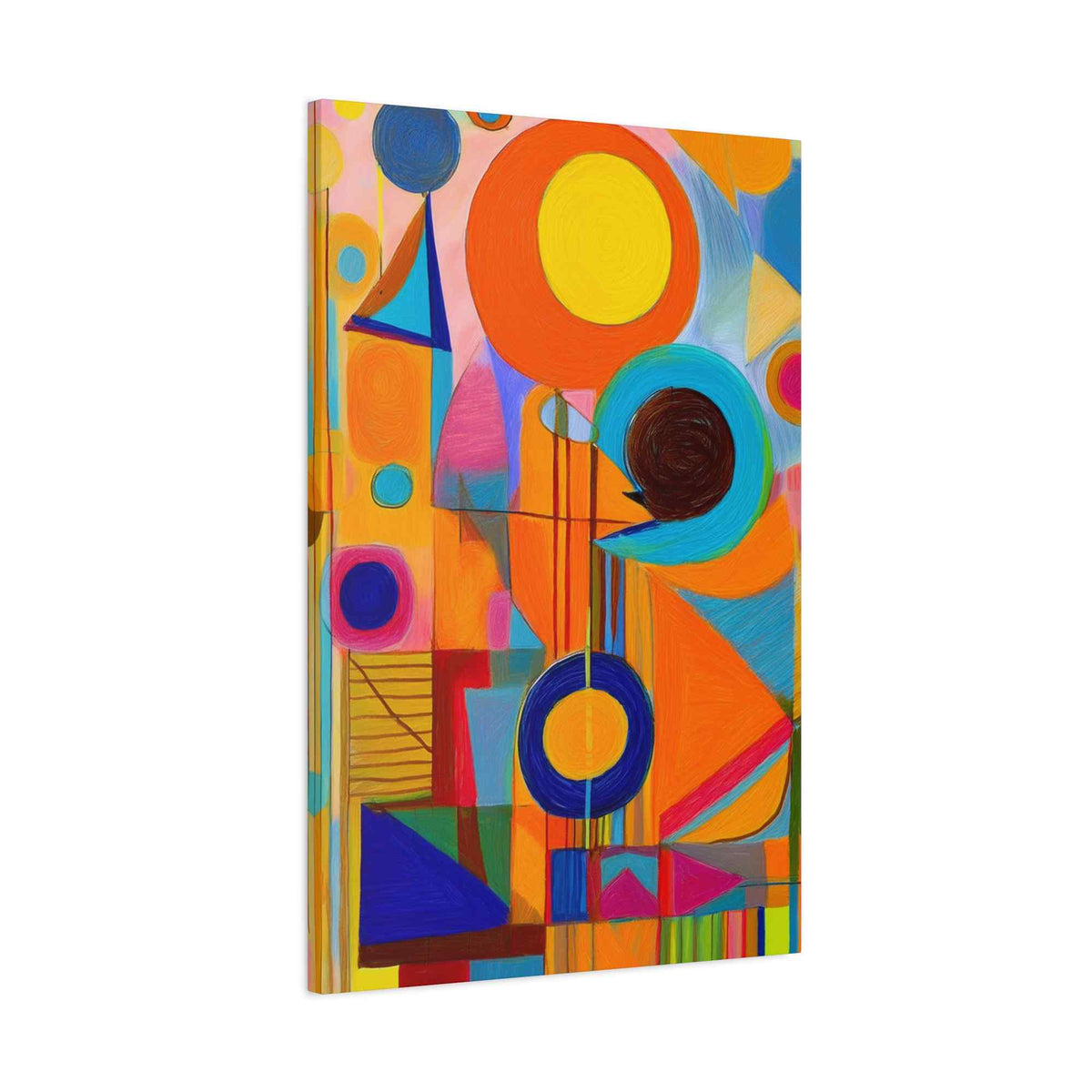 Abstract Painting Print Canvas 20x24,20x30,24x30, 24x32,24x36,30x40, 32x48,36x48,40x60 Pine-Wood Inner Frame ABS-12