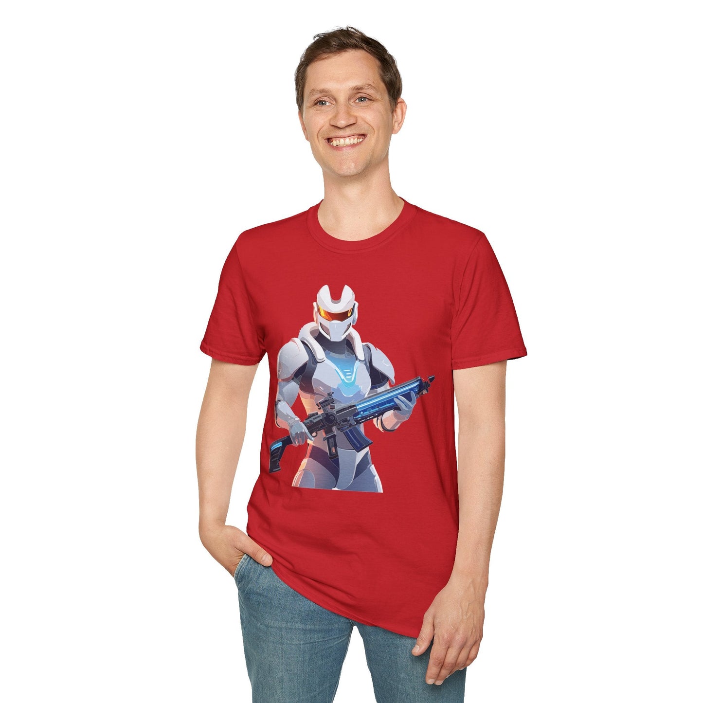 Robocop Graphic Unisex Cotton With Cyber Man Artwork Tee 7