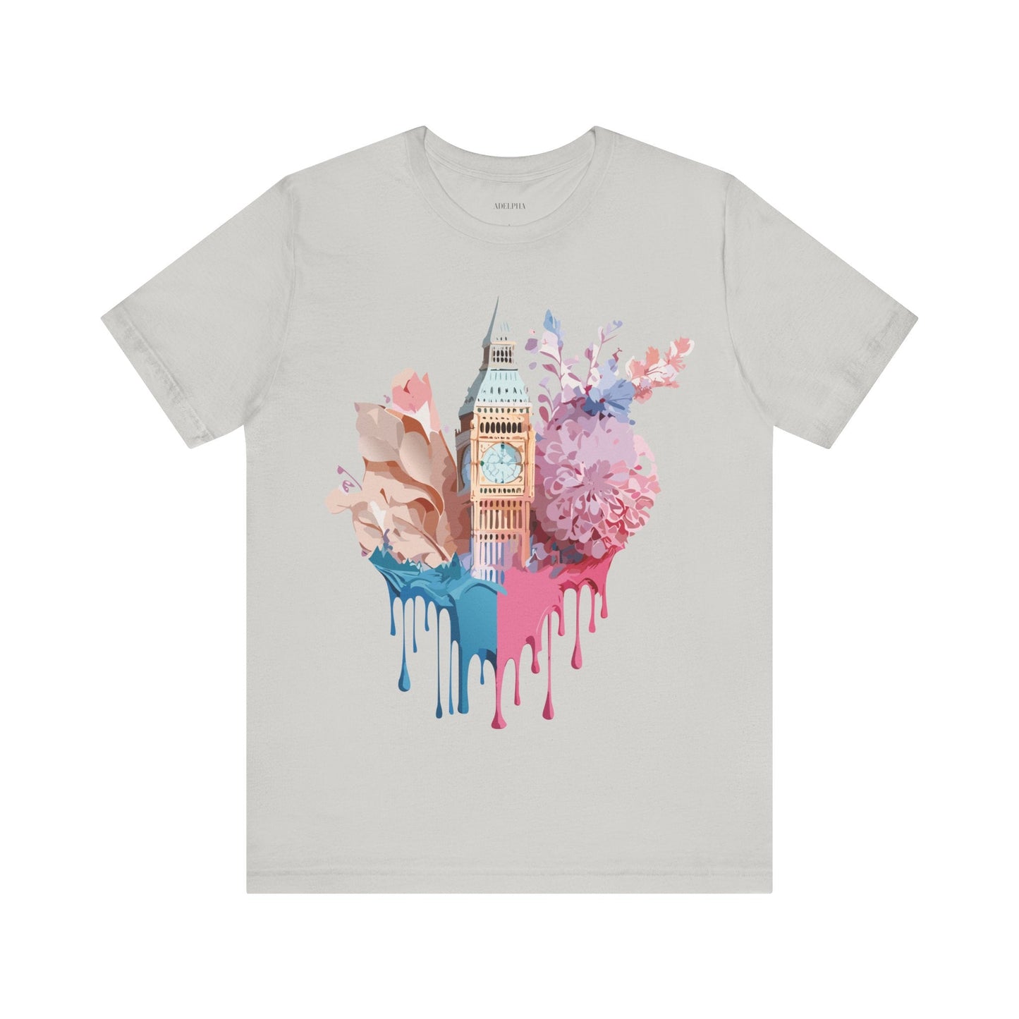 London Tourist Shirt Graphic Tee Unisex Jersey Short Sleeve Adelpha Vintage Inspired Artwork