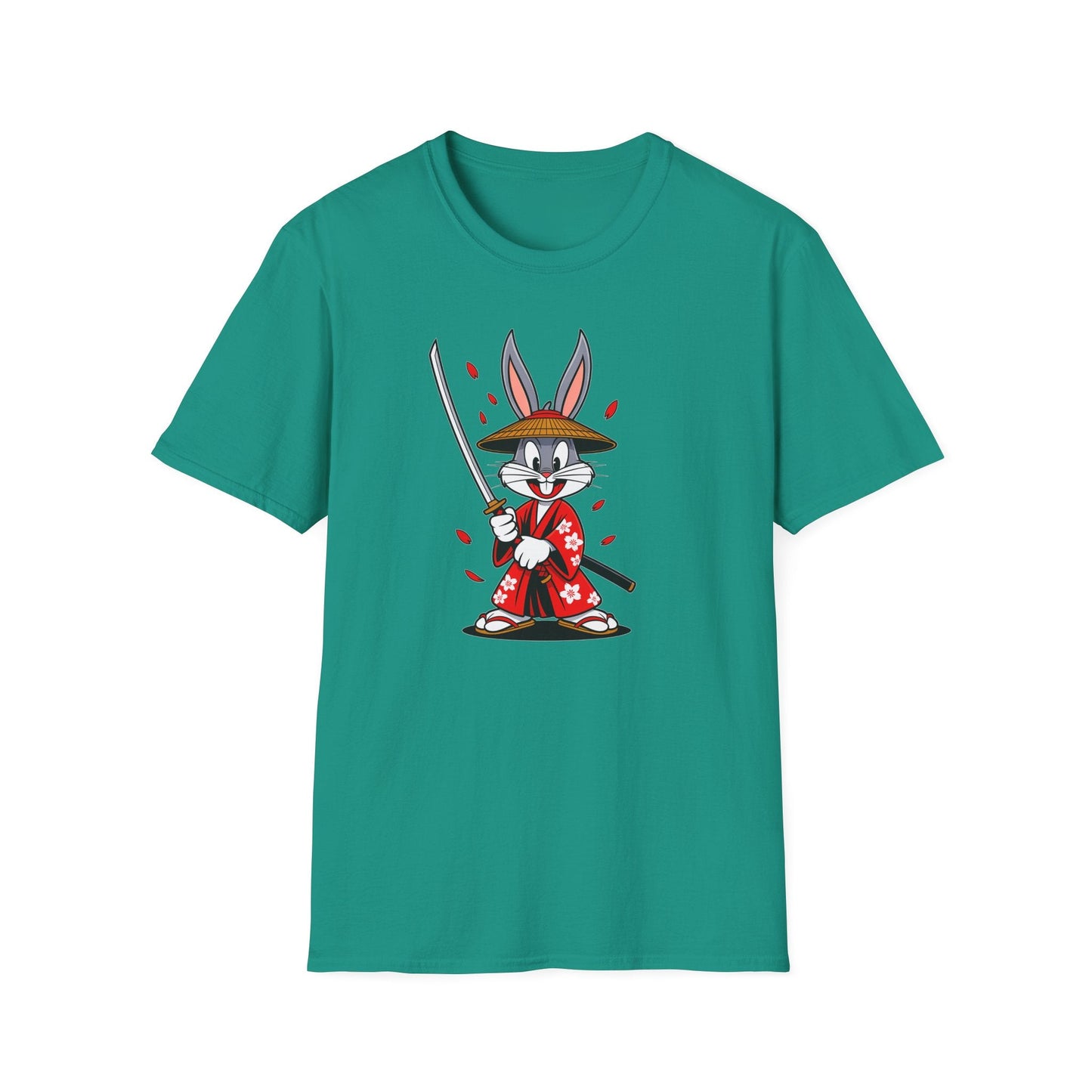 Bugs Bunny Graphic T Shirt Unisex Gildan Softstyle 64000 Cotton Tee Cartoon Animation Design